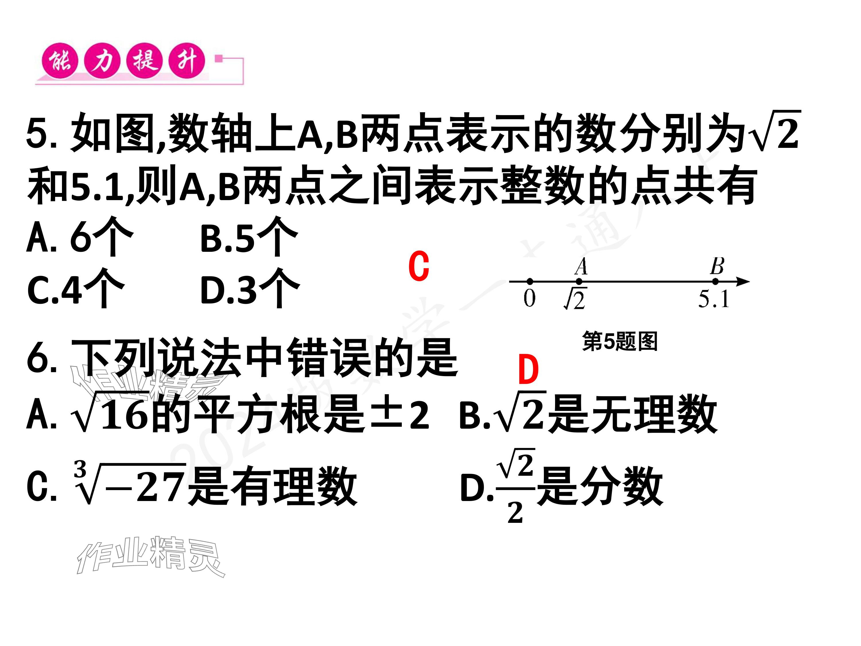 2024年一本通武漢出版社八年級數(shù)學(xué)上冊北師大版核心板 參考答案第115頁