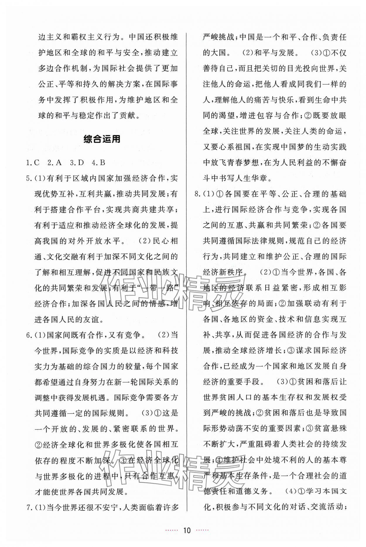 2024年三維數(shù)字課堂九年級道德與法治下冊人教版 第10頁