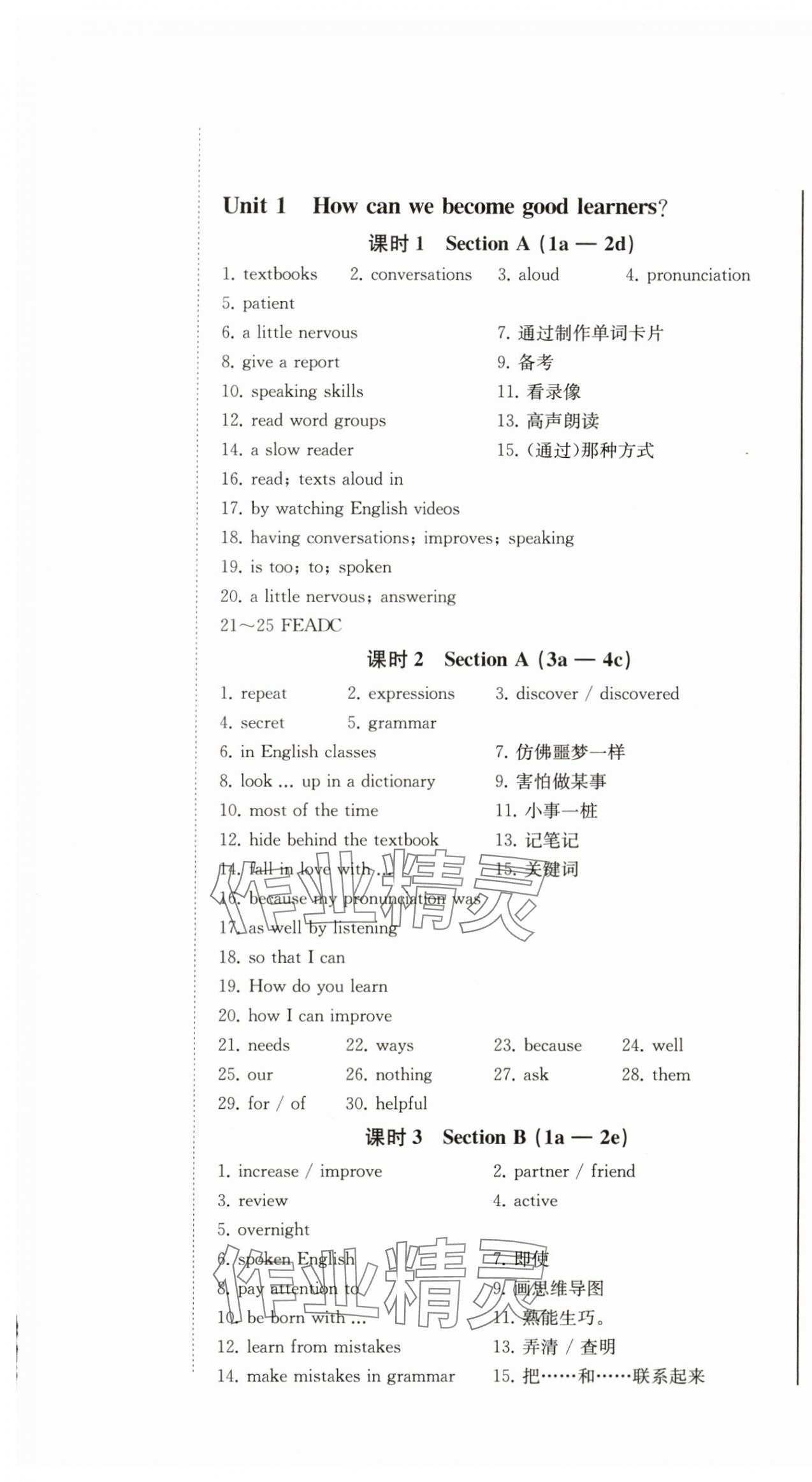 2025年初中学业质量检测九年级英语全一册人教版 第1页