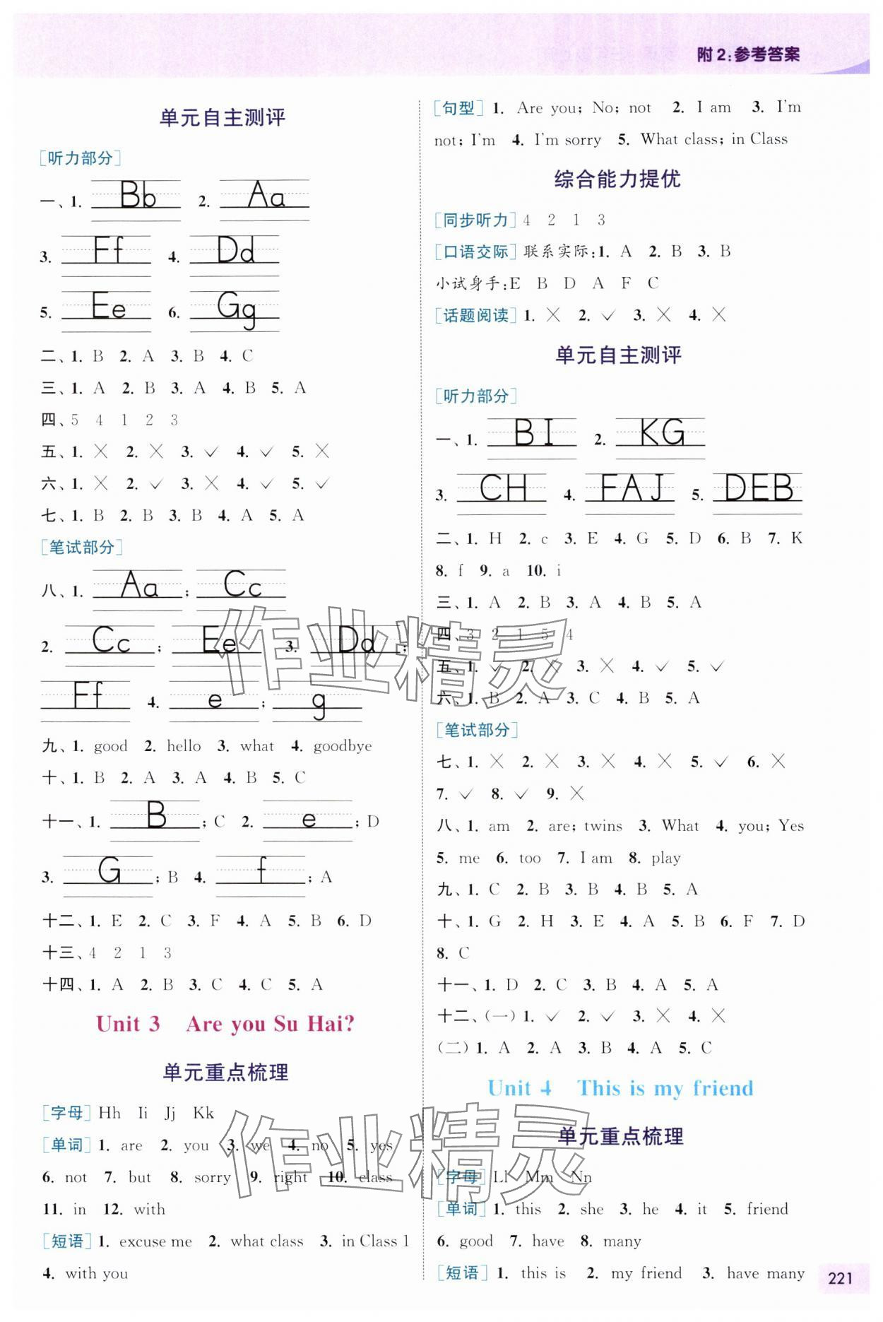 2024年通城學(xué)典非常課課通三年級(jí)英語(yǔ)上冊(cè)譯林版 第2頁(yè)