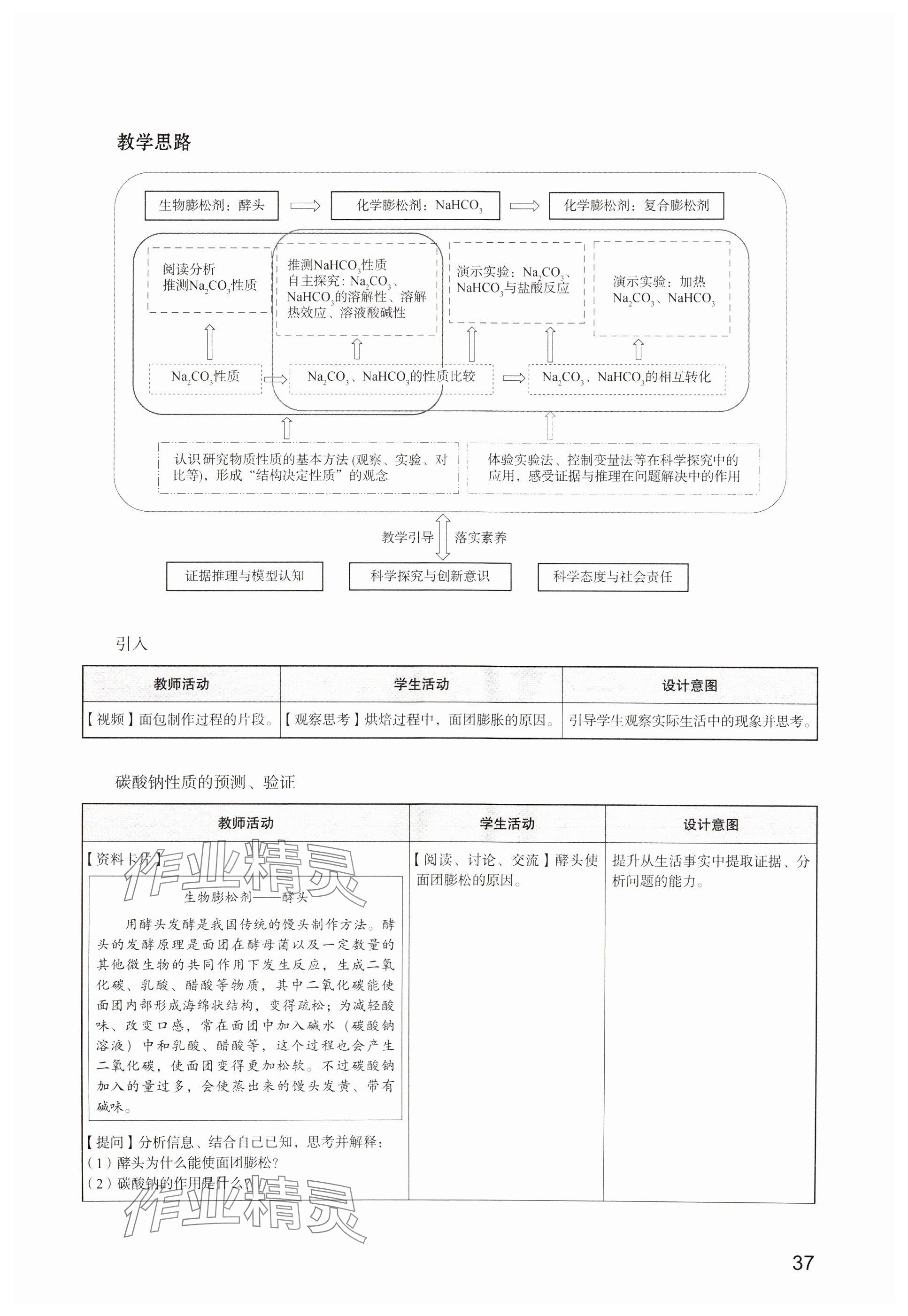 2025年教材课本高中化学必修第二册沪科版&nbsp;参考答案第31页