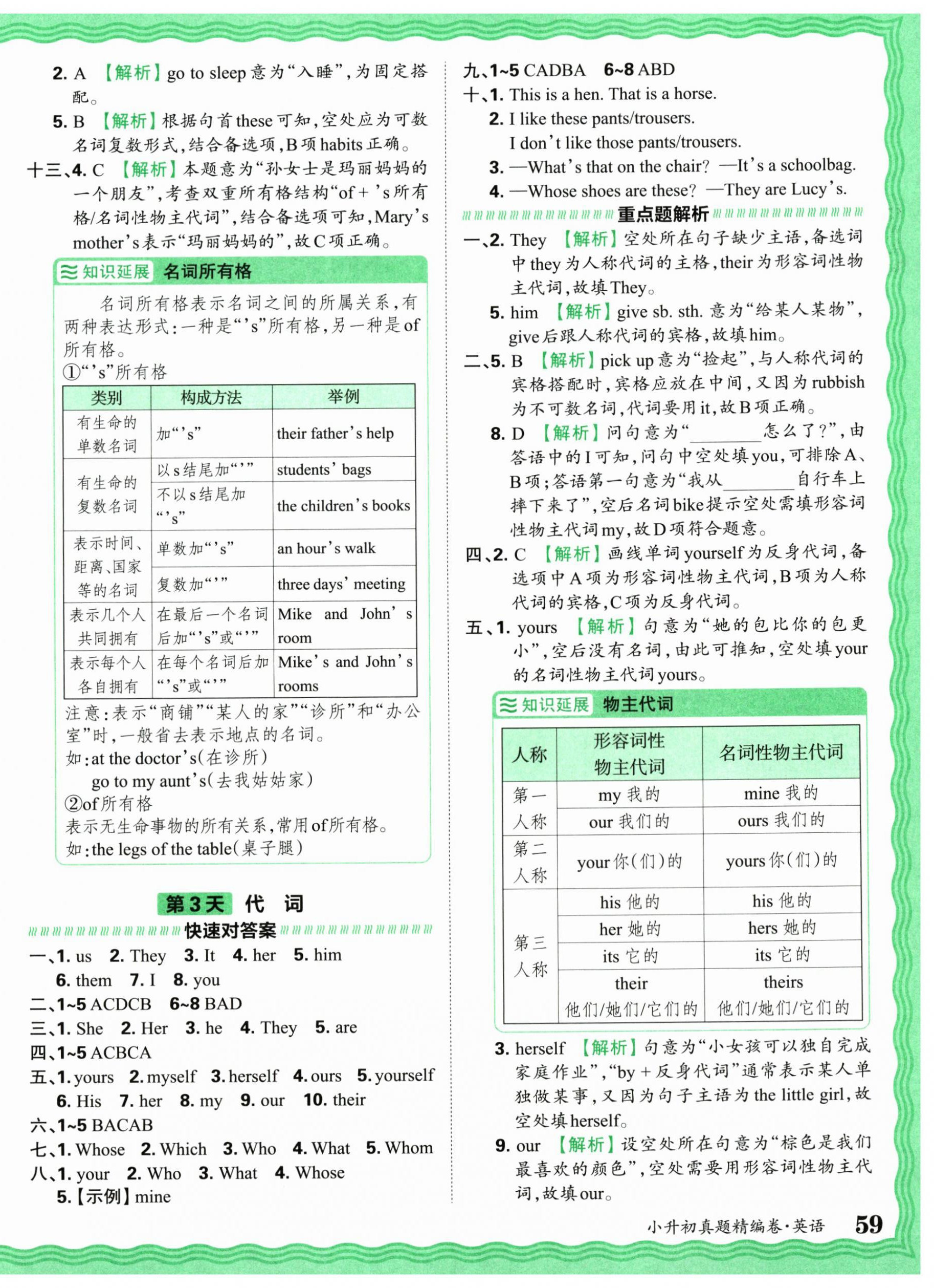 2025年小升初重點校各地真題精編卷英語 第2頁