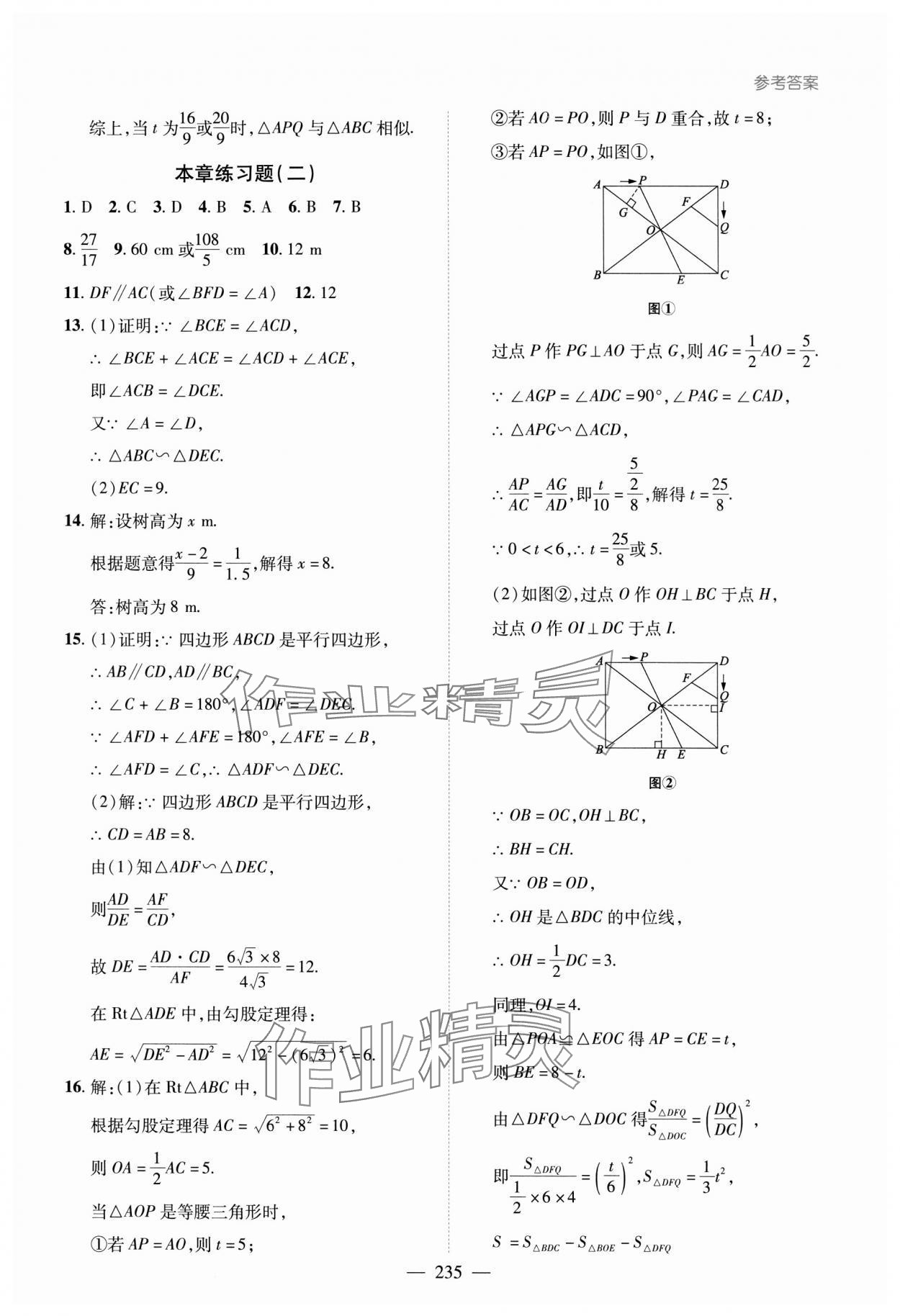 2023年新課堂學習與探究九年級數學全一冊北師大版 第15頁