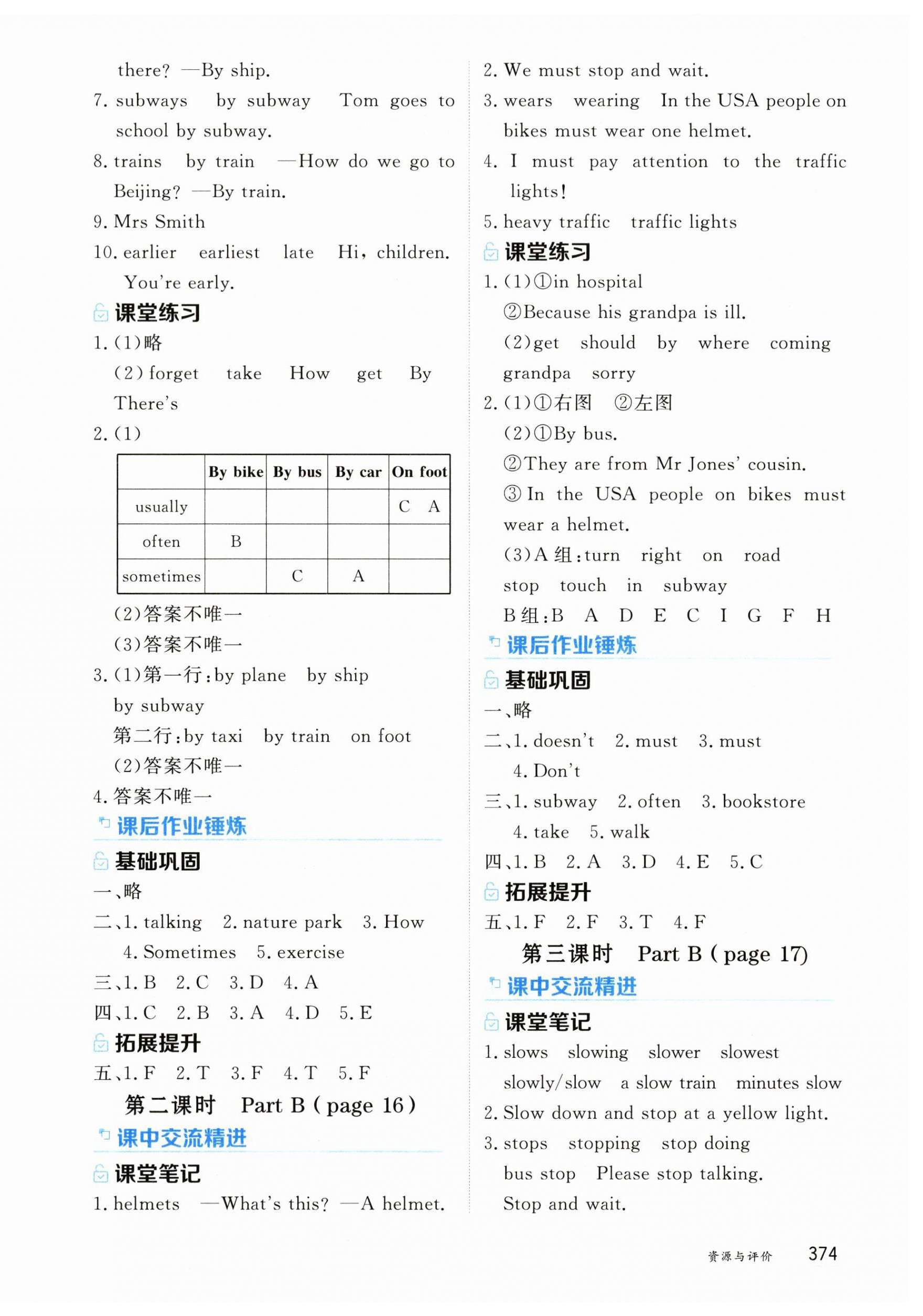 2026年资源与评价黑龙江教育出版社六年级英语全一册人教版H&nbsp;第4页