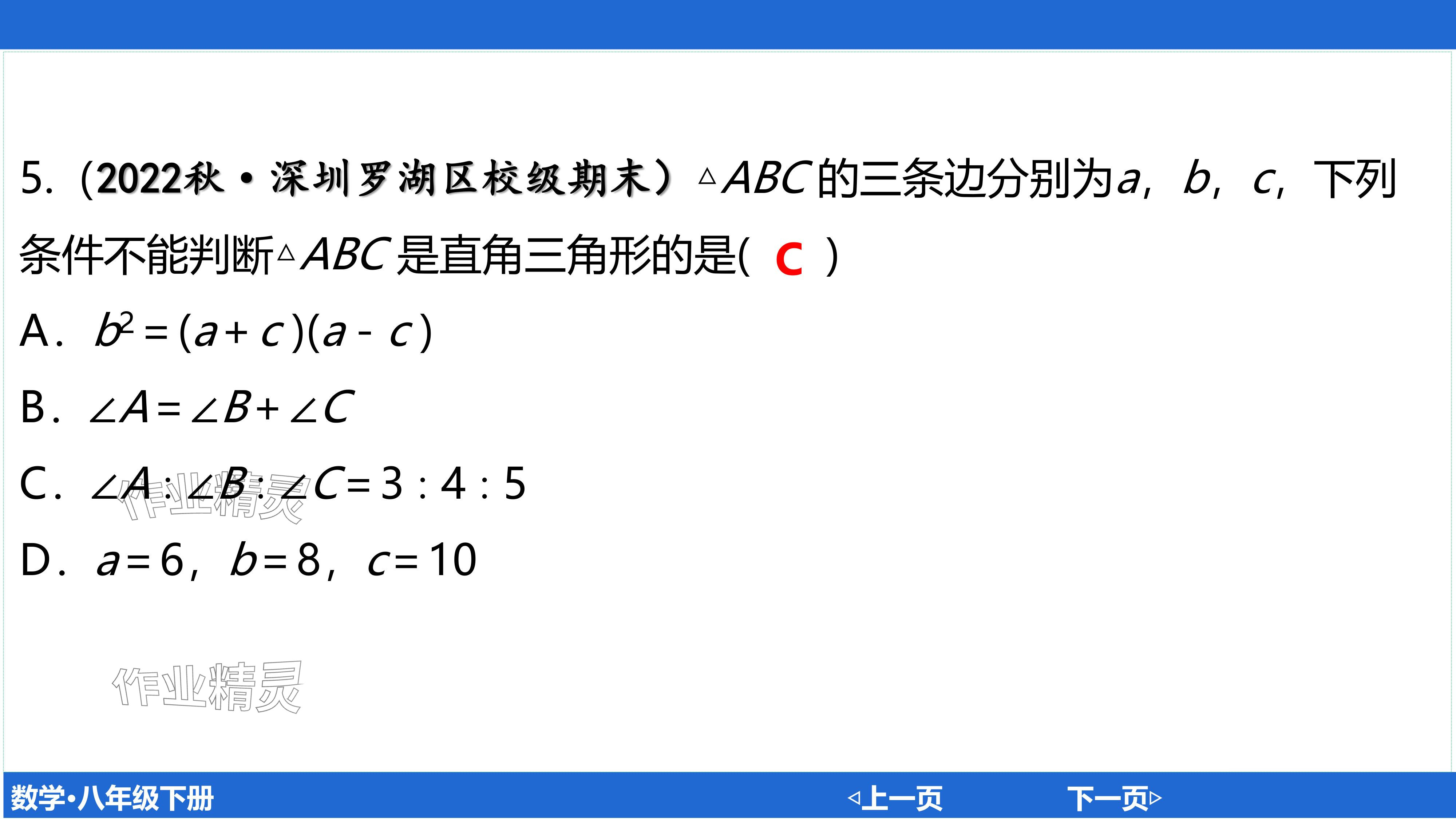 2024年廣東名師講練通八年級數學下冊北師大版深圳專版基礎版 參考答案第117頁