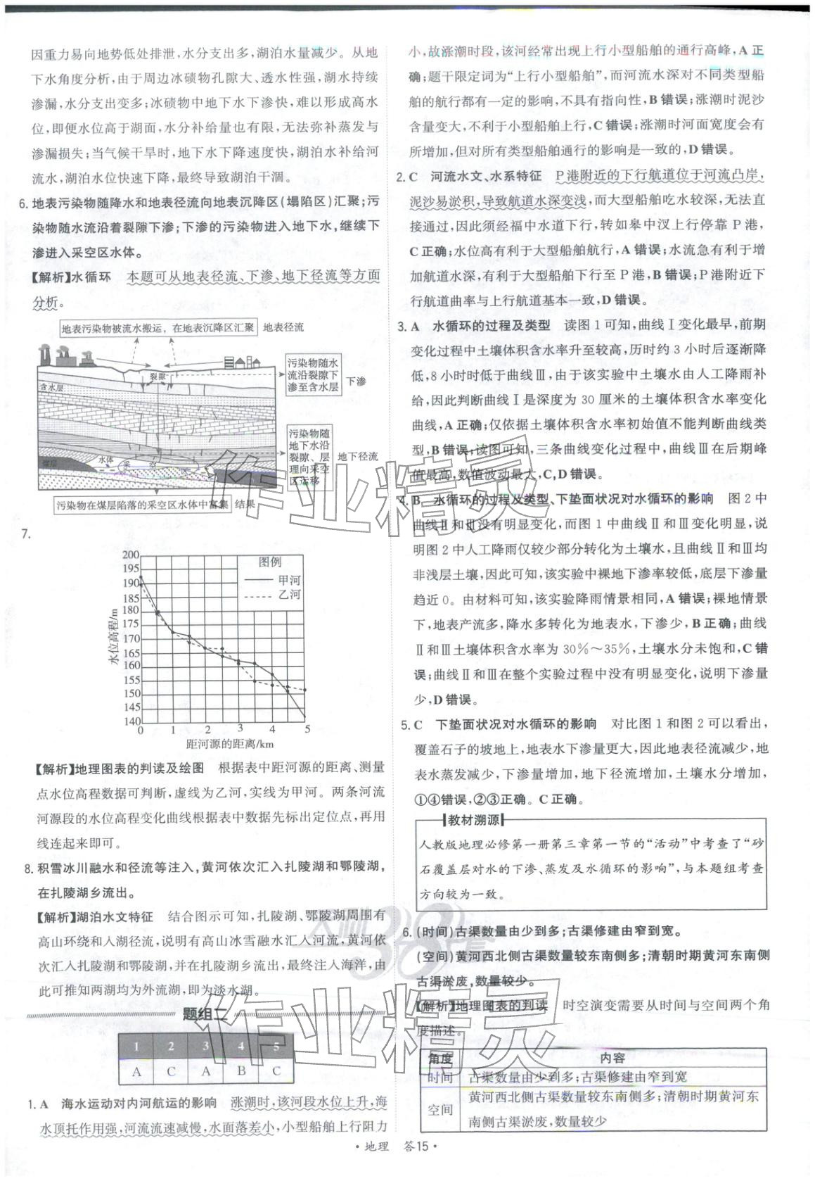 2026年天利38套五年真题高考试题分类高中地理 第15页