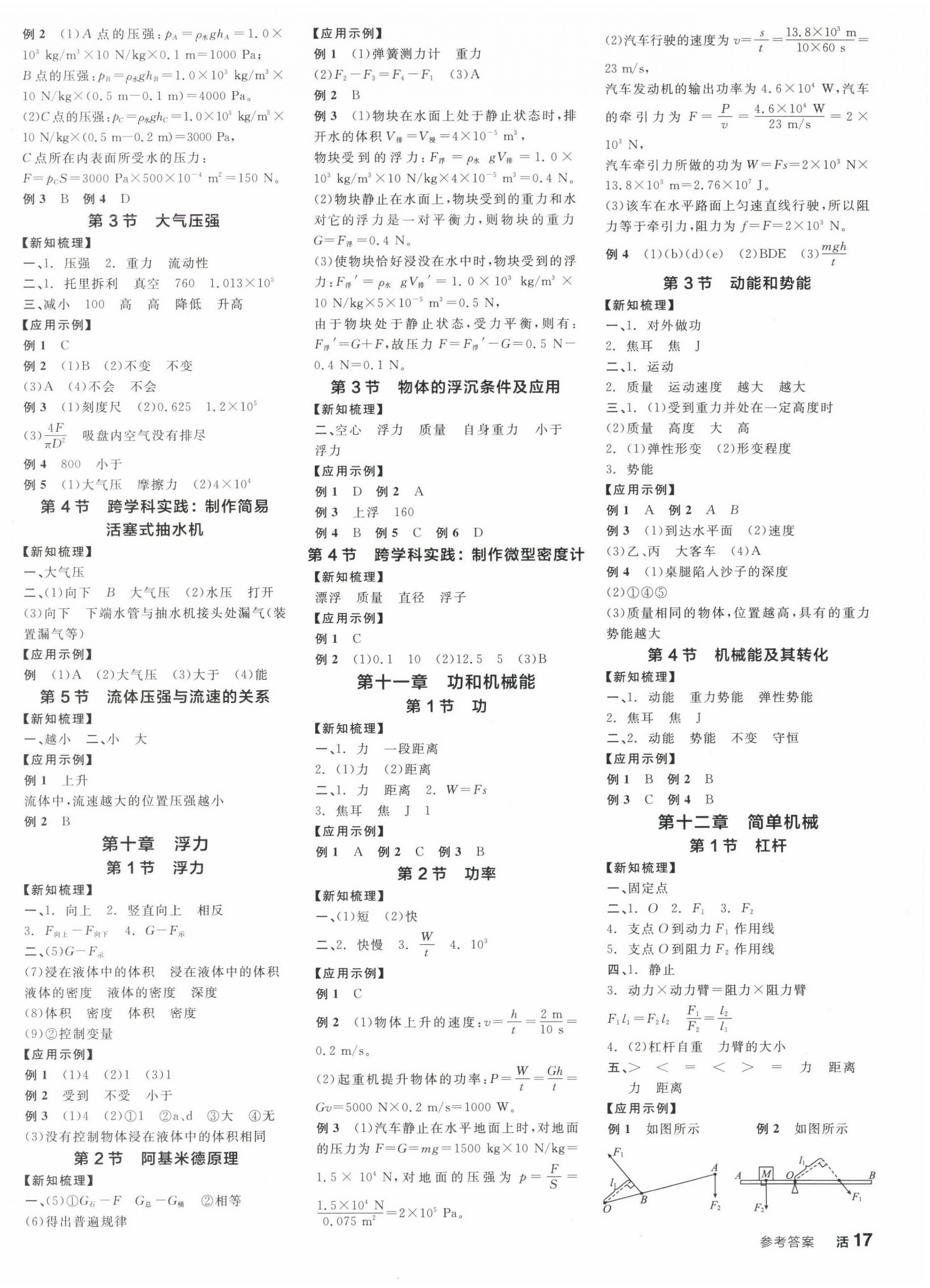2025年全品学练考八年级物理下册人教版辽宁专版 第2页