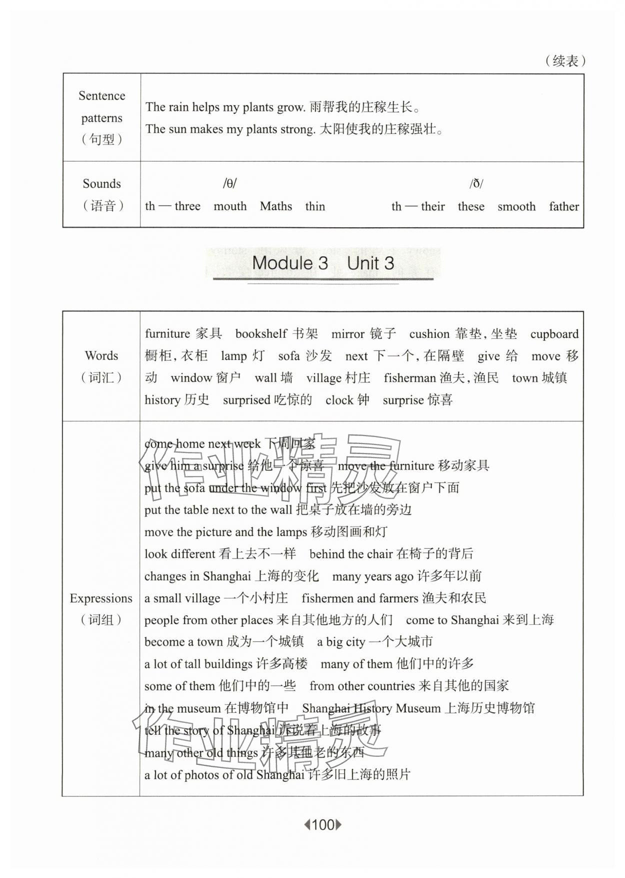 2024年華東師大版一課一練五年級英語下冊滬教版 參考答案第10頁