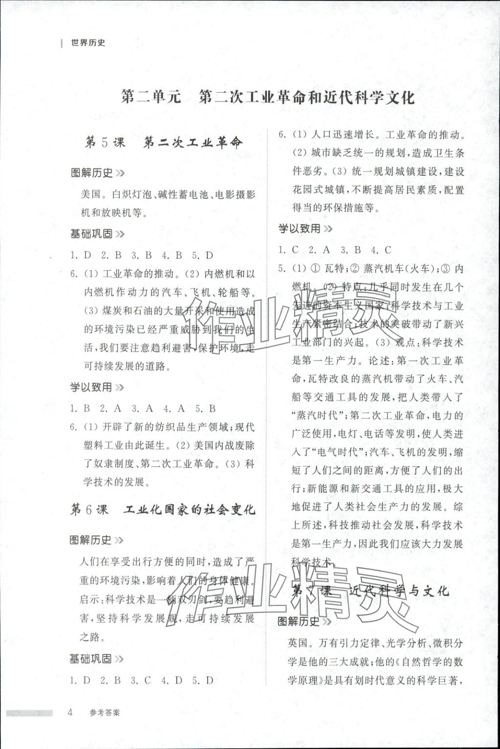 2025年导学与检测九年级历史全一册人教版2&nbsp;第3页