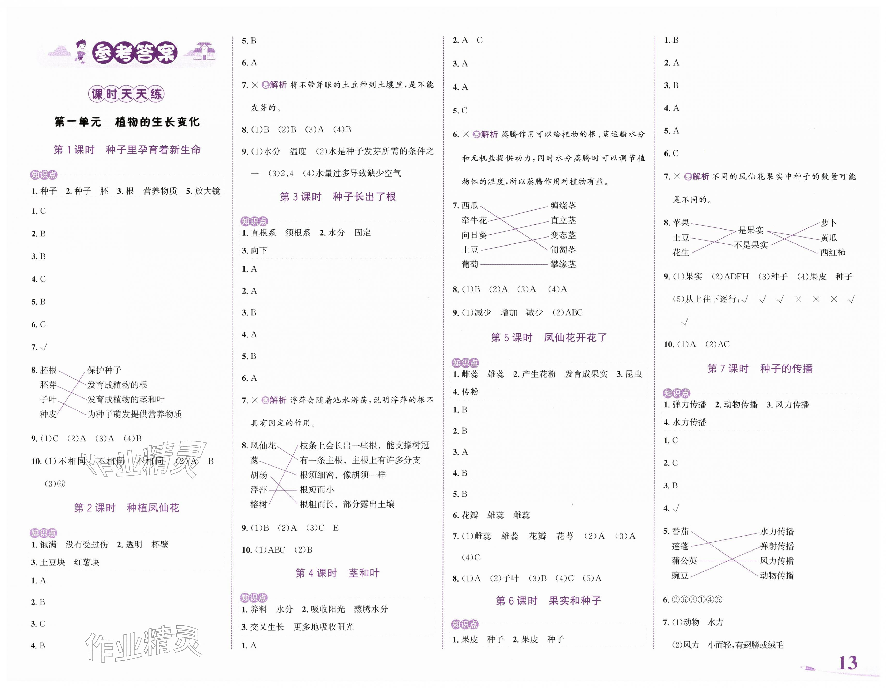 2026年奔跑吧少年四年级科学下册教科版&nbsp;第1页