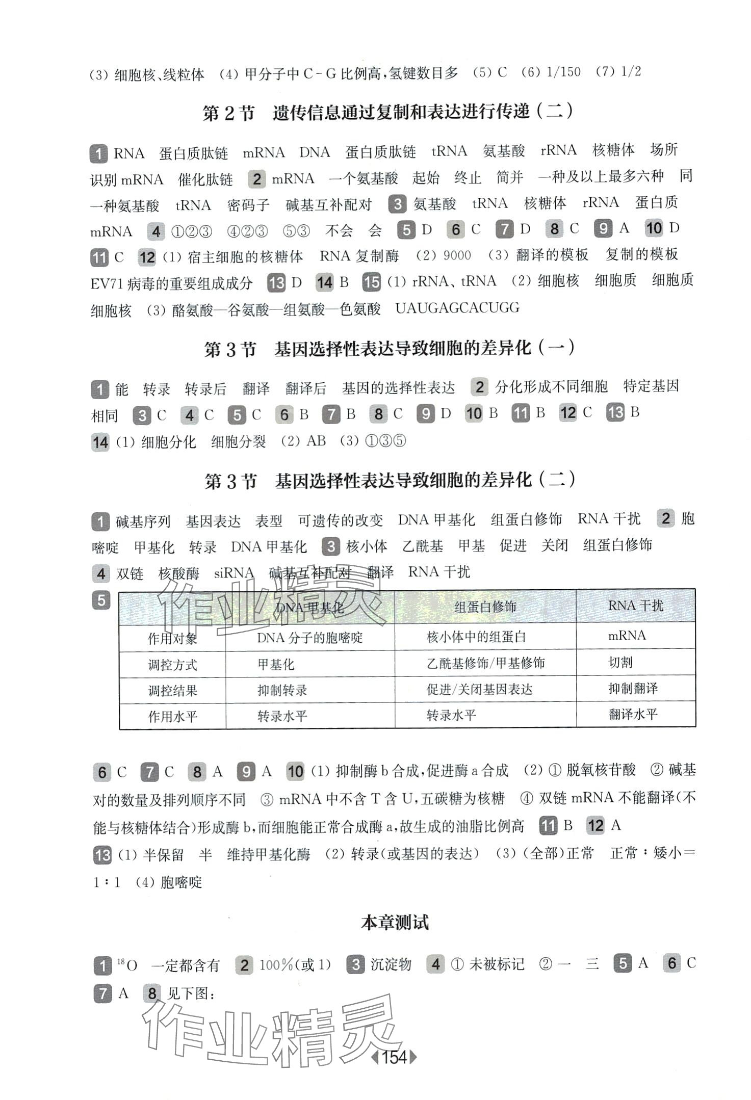 2024年華東師大版一課一練高中生物必修2 第2頁(yè)