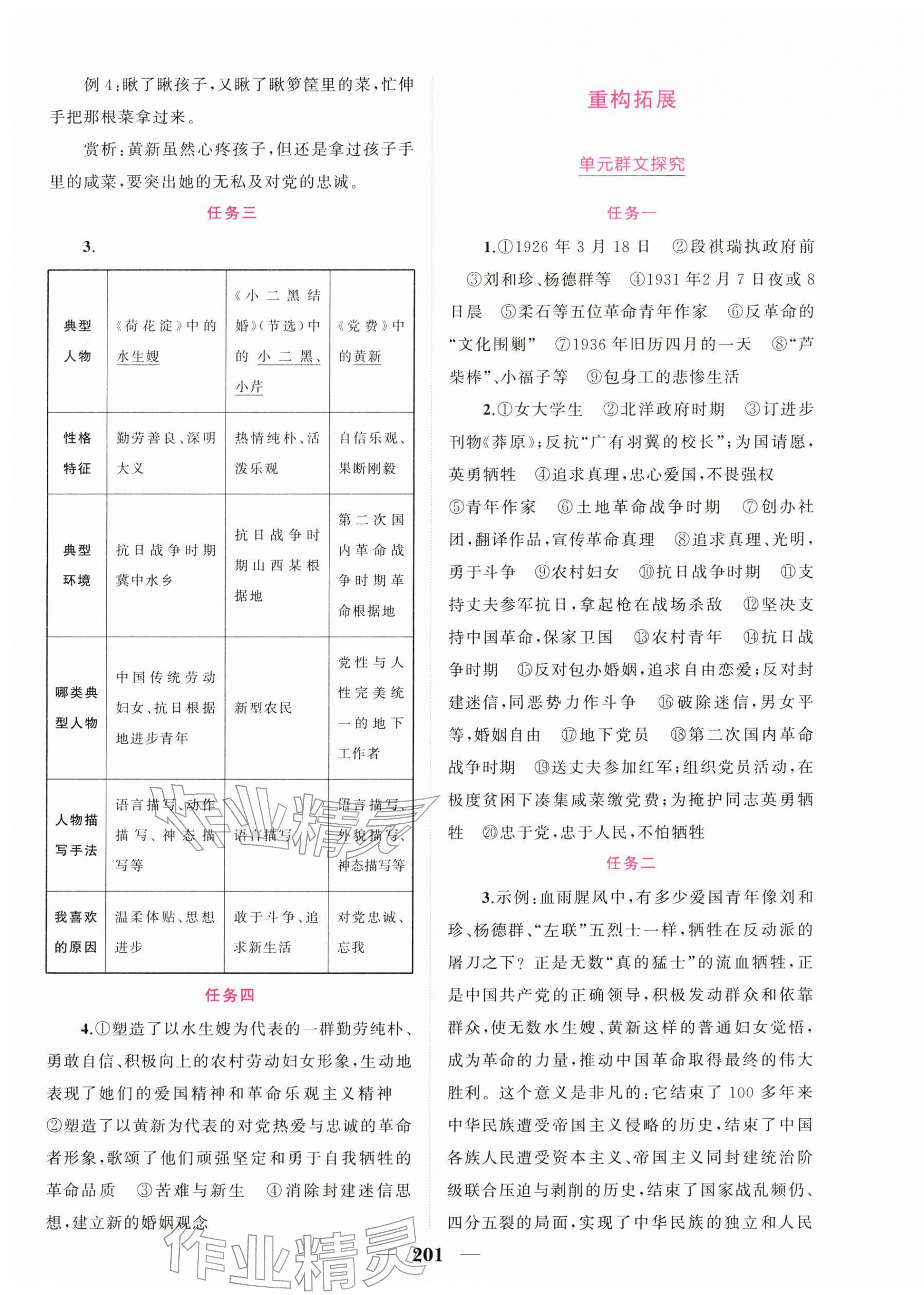 2026年點金訓練精講巧練高中語文選擇性必修中冊人教版&nbsp;第13頁