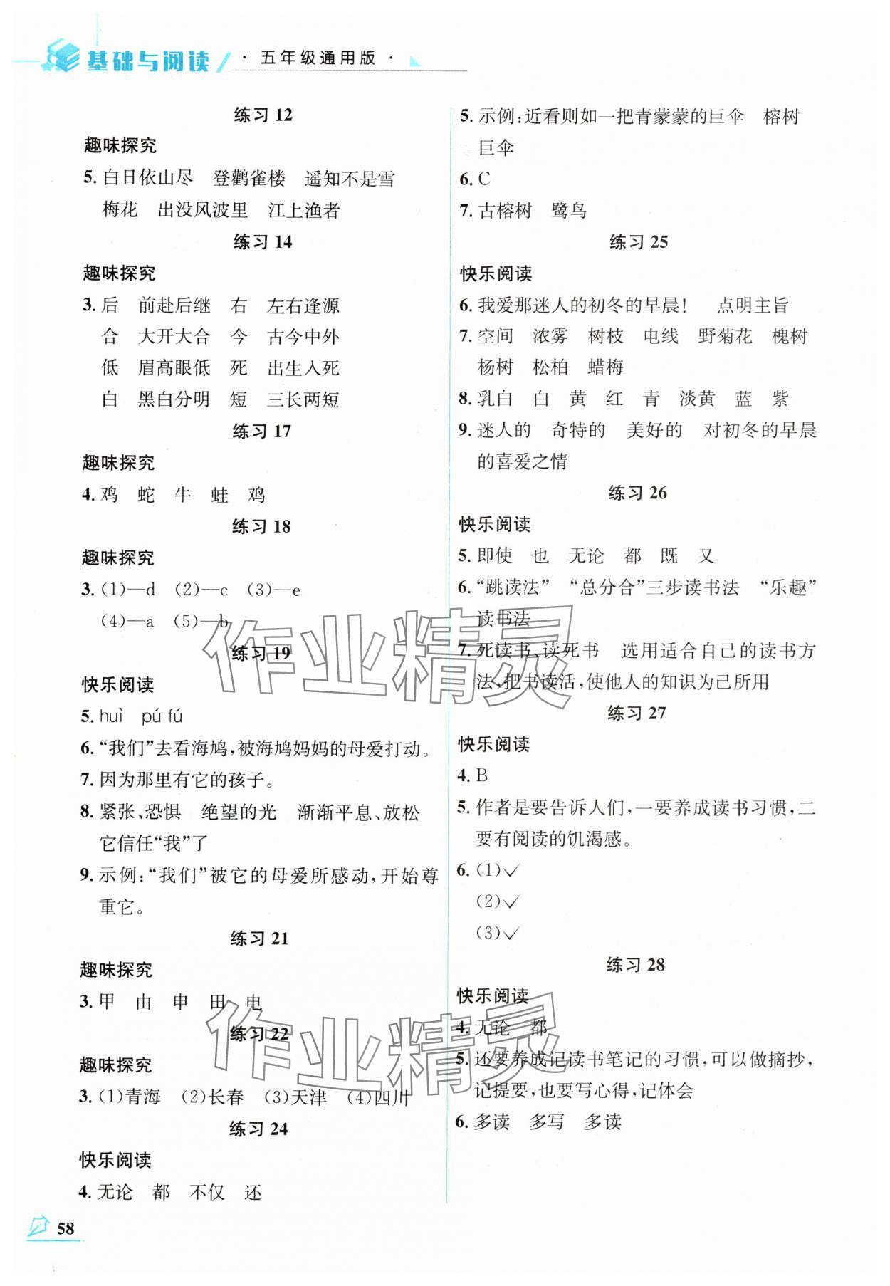 2025年名师讲坛智趣冬令营五年级语文通用版 第2页