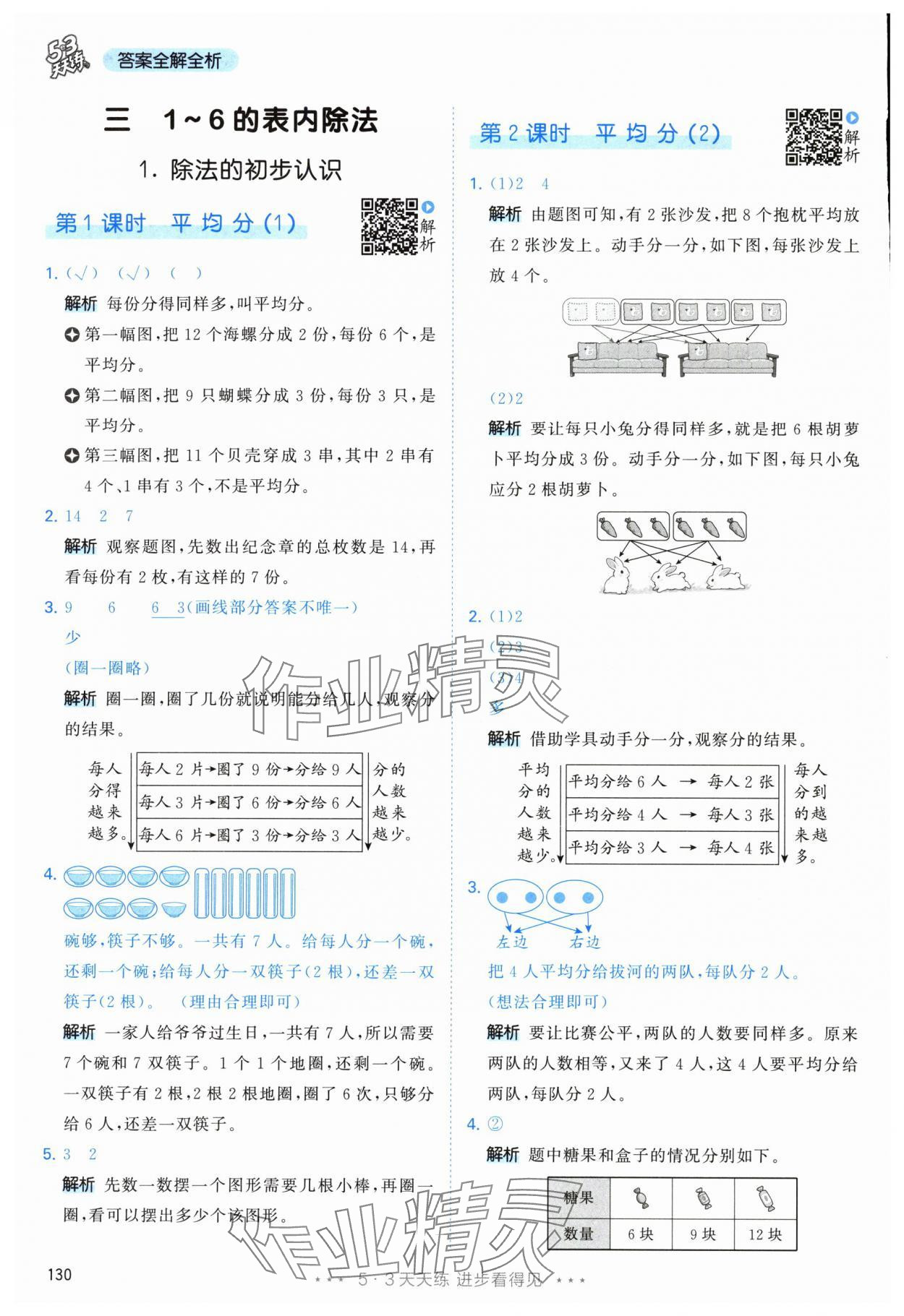 2025年53天天練二年級(jí)數(shù)學(xué)上冊(cè)人教版 參考答案第14頁(yè)