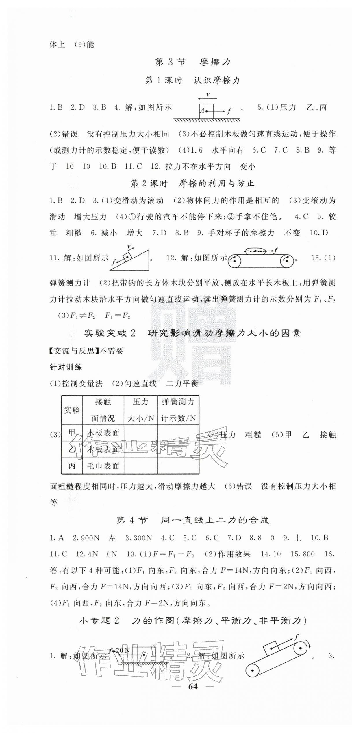 2026年名校课堂内外八年级物理下册人教版&nbsp;第4页