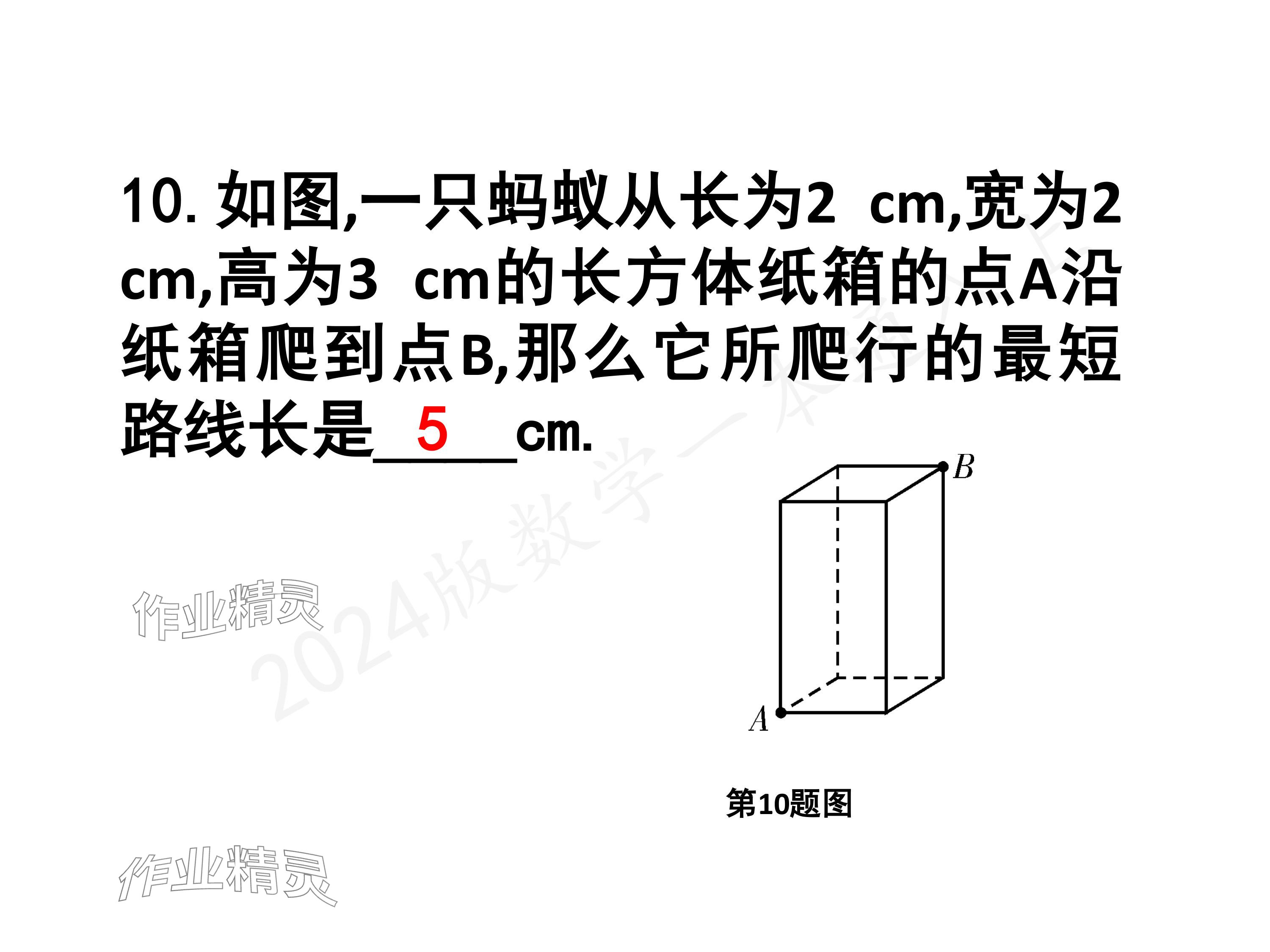 2024年一本通武漢出版社八年級數(shù)學(xué)上冊北師大版核心板 參考答案第65頁