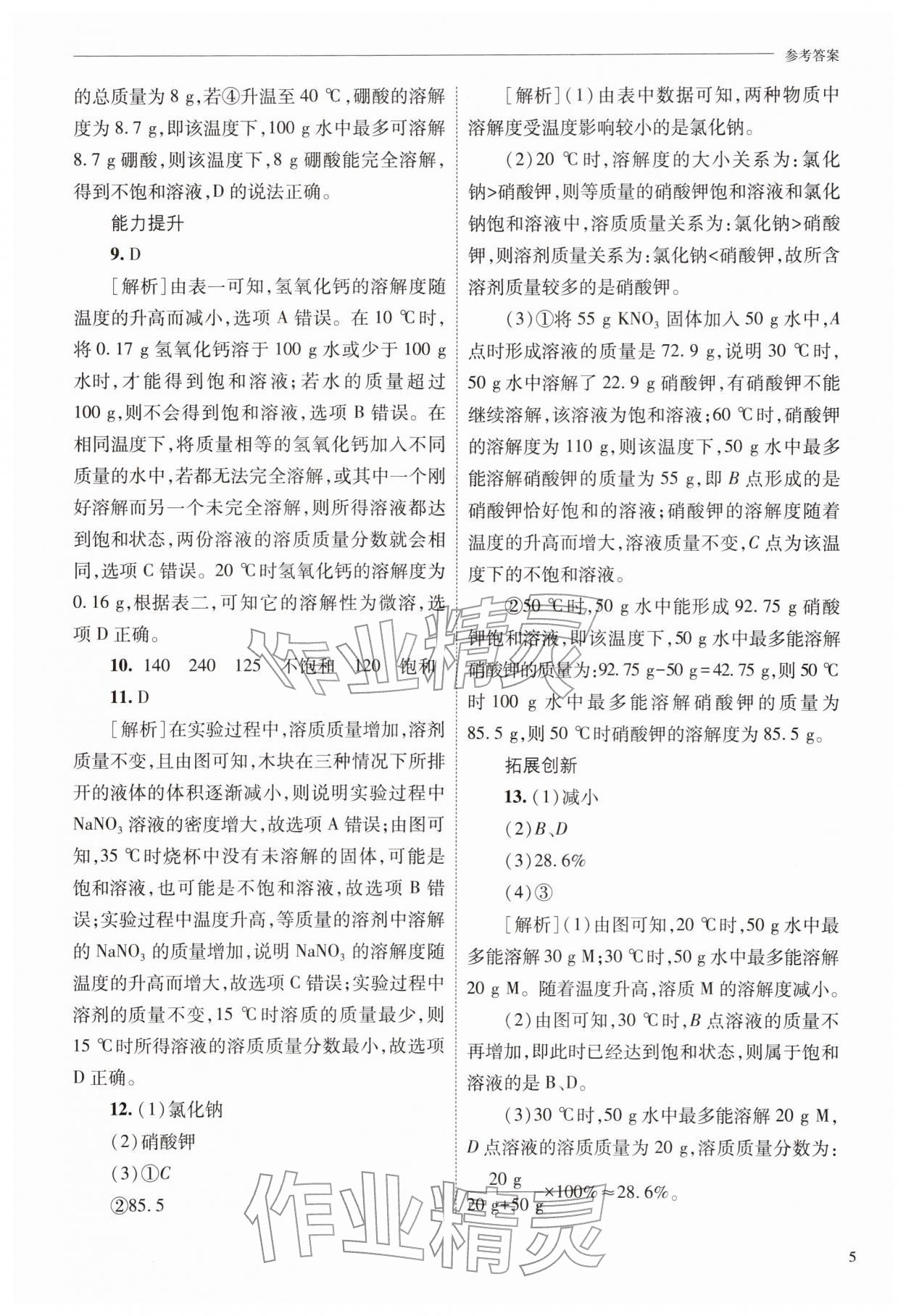2026年新课程问题解决导学方案九年级化学下册沪教版&nbsp;第5页