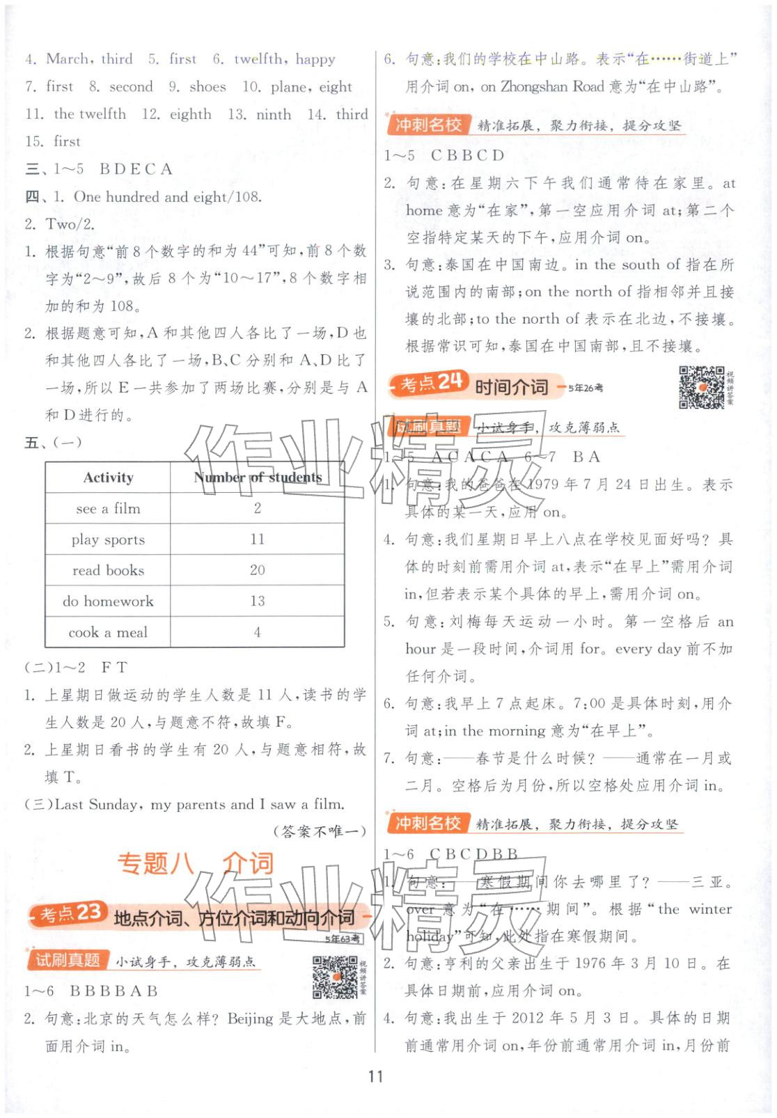 2026年实验班小学毕业总复习六年级英语全一册通用版福建专版&nbsp;第11页