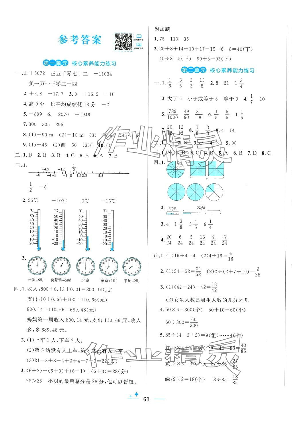 2024年黄冈名卷五年级数学下册青岛版潍坊专版 第1页