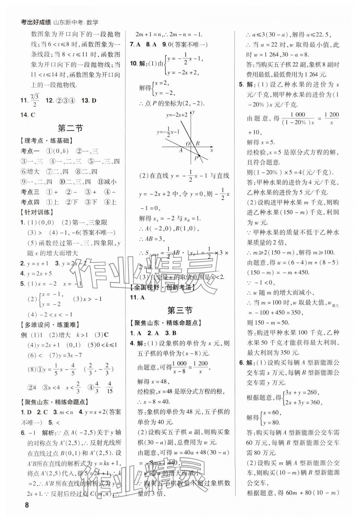 2025年考出好成绩中考总复习数学山东专版 第8页