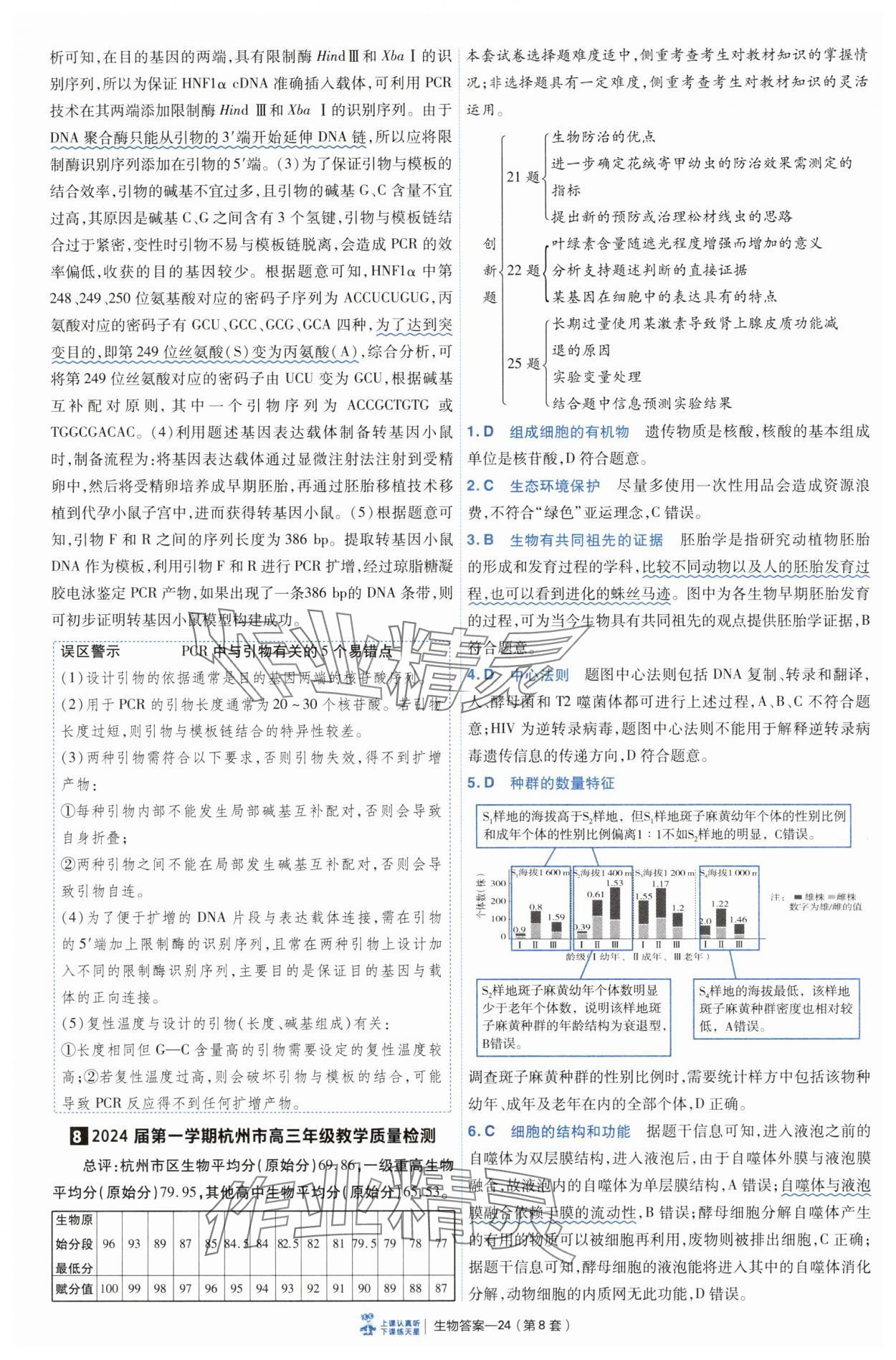 2025年高考沖刺優(yōu)秀模擬試卷匯編45套生物 第24頁