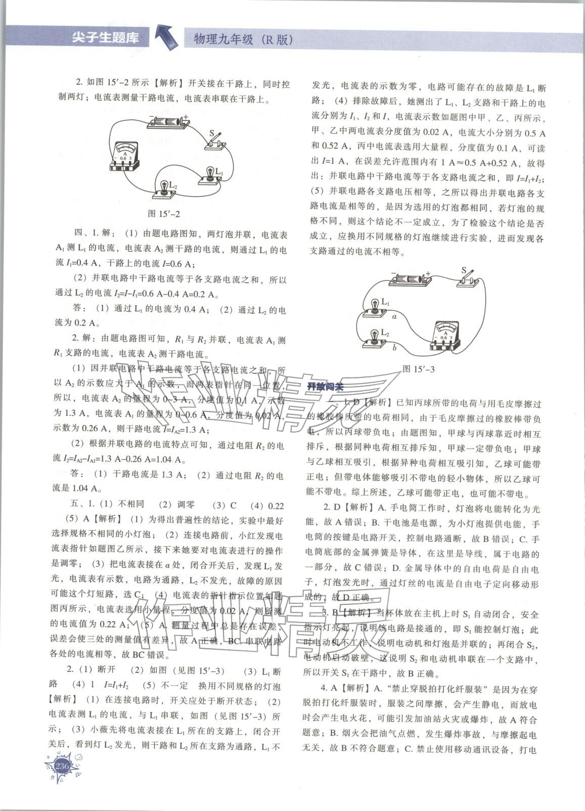 2025年尖子生题库九年级物理人教版 第12页