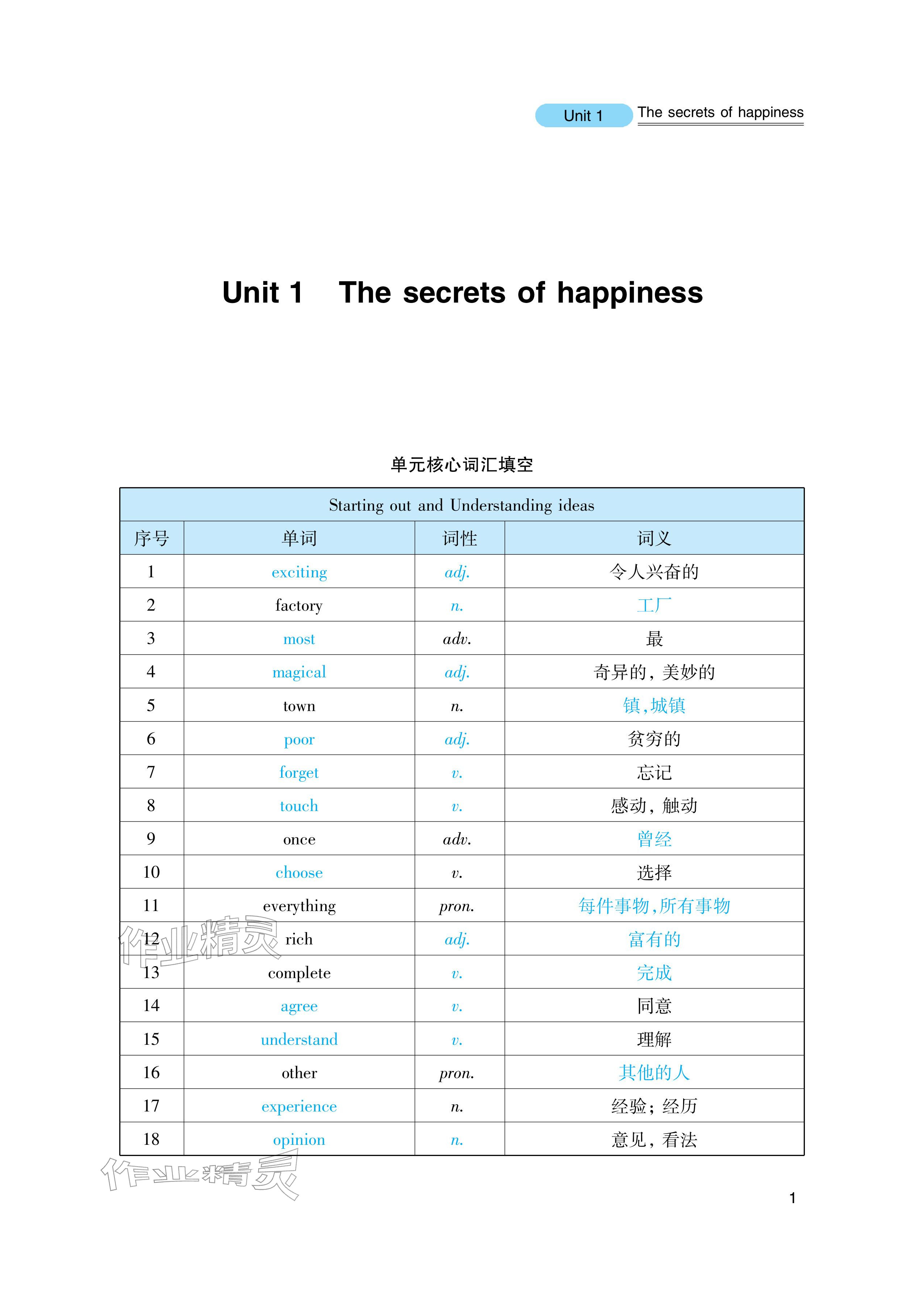 2026年新课程实践与探究丛书七年级英语下册外研版&nbsp;参考答案第1页