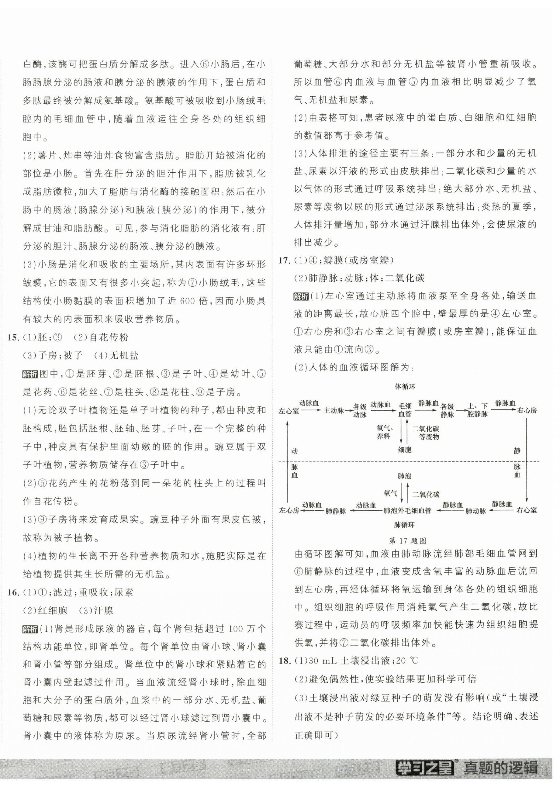 2025年名校大考卷七年級(jí)生物下冊(cè)人教版大連專(zhuān)版 第12頁(yè)