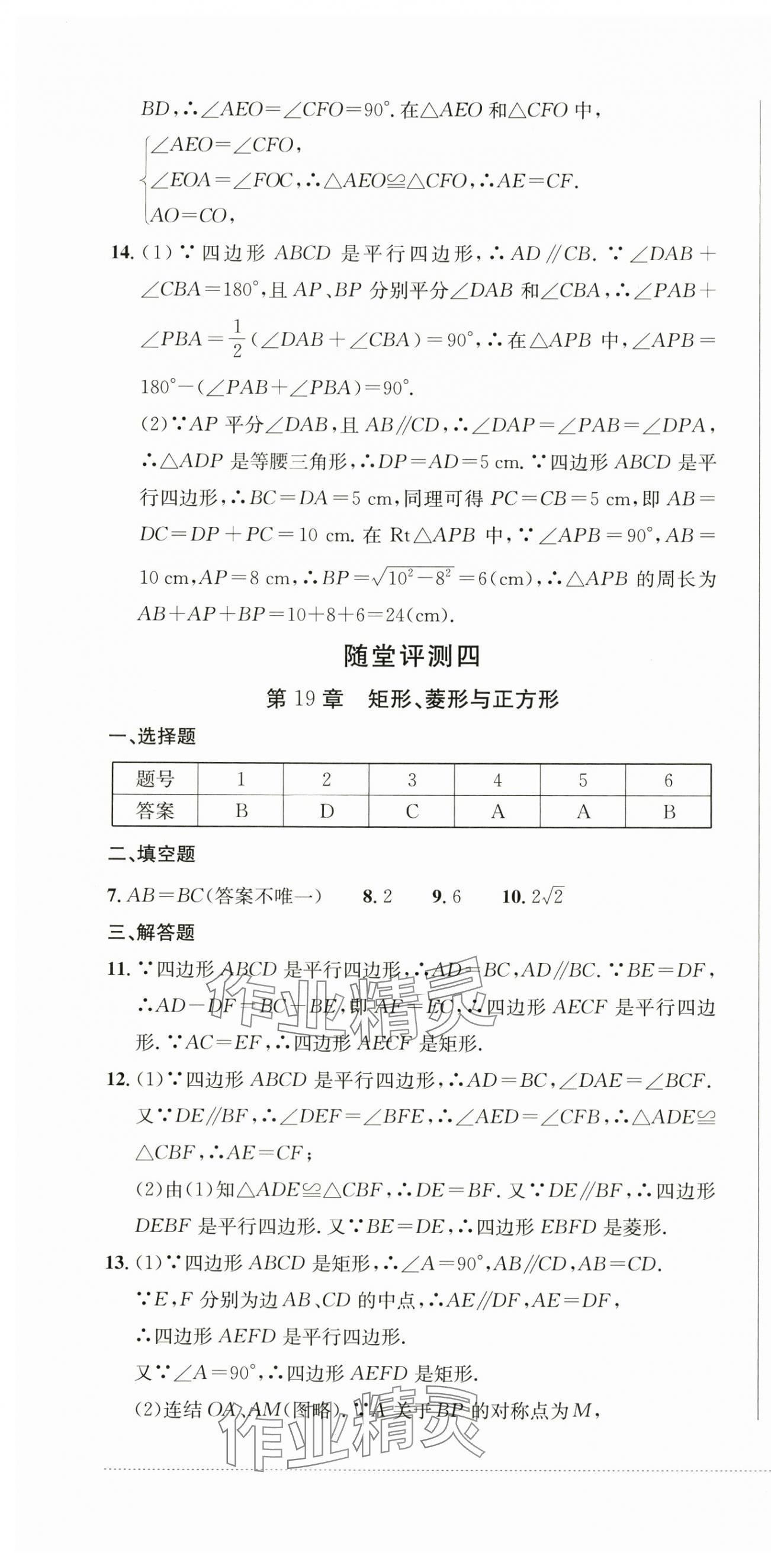 2025年同步練與測八年級數學下冊華師大版 第4頁