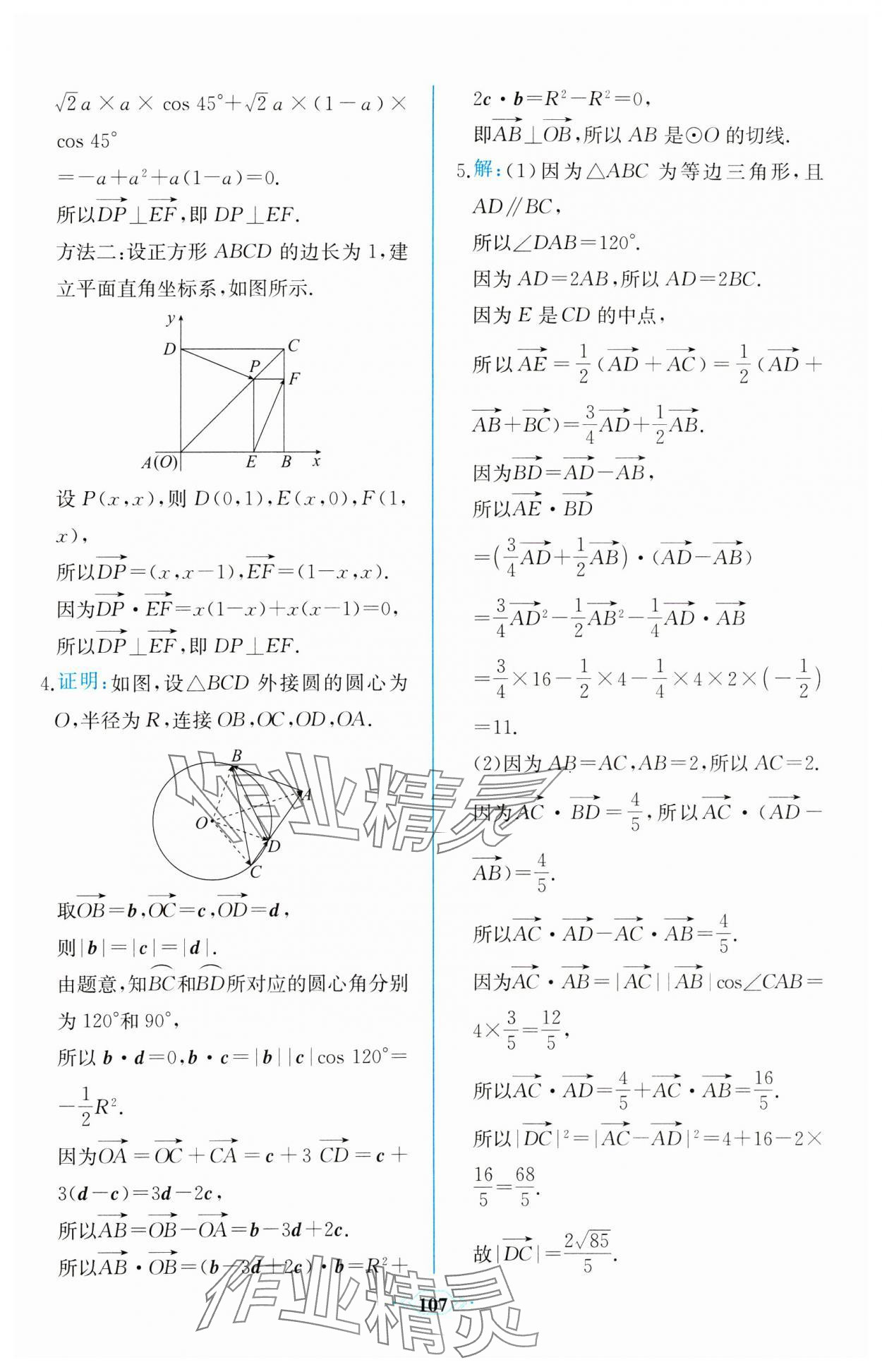 2024年同步解析與測(cè)評(píng)課時(shí)練人民教育出版社數(shù)學(xué)必修第二冊(cè)A版 第13頁(yè)