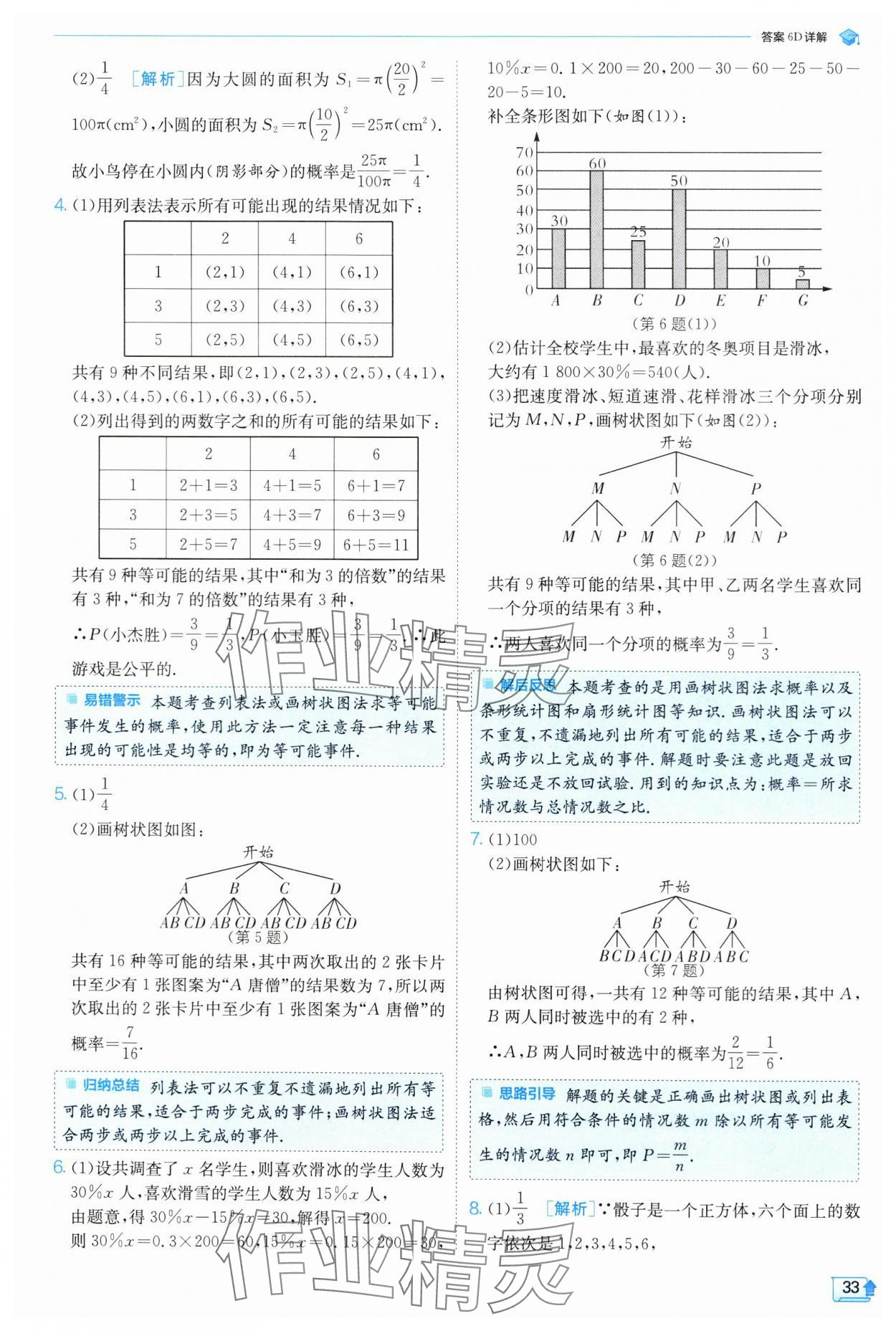 2024年實驗班提優(yōu)訓(xùn)練九年級數(shù)學(xué)上冊浙教版 第33頁