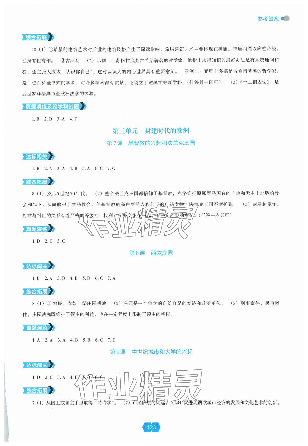 2025年新课程能力培养九年级历史上册人教版 第3页