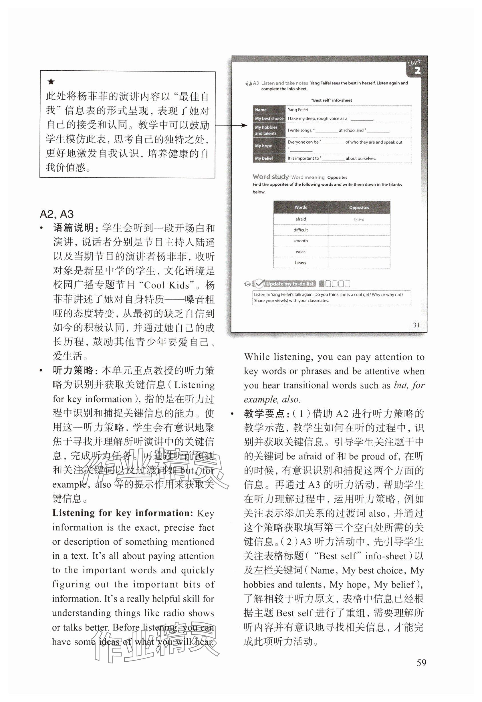 2024年教材課本七年級英語上冊滬教版五四制 參考答案第55頁