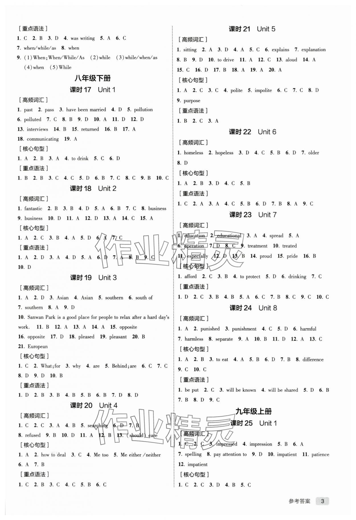 2024年實(shí)驗(yàn)班中考總復(fù)習(xí)英語譯林版江蘇專版 第3頁