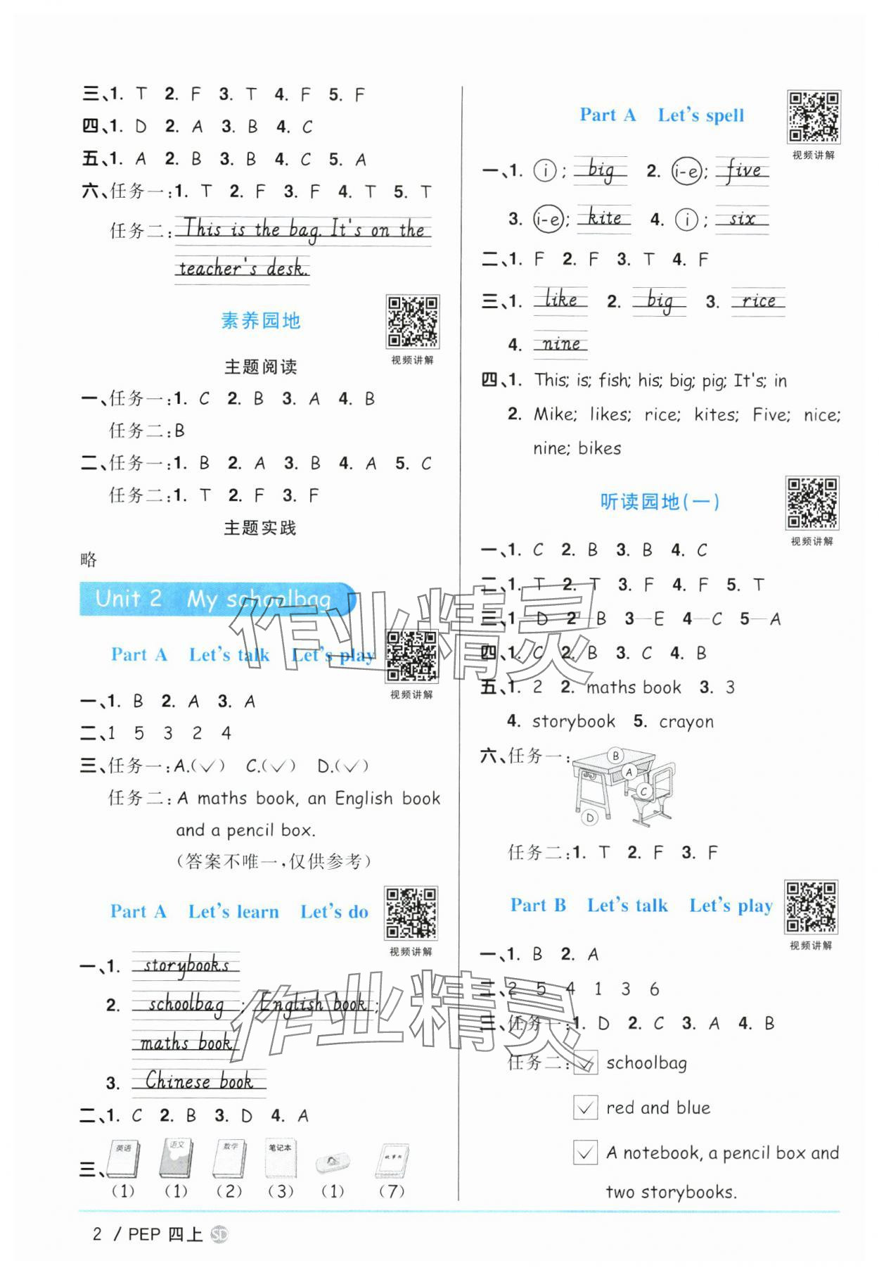 2024年陽光同學(xué)課時(shí)優(yōu)化作業(yè)四年級(jí)英語上冊(cè)人教PEP版山東專版 第2頁(yè)