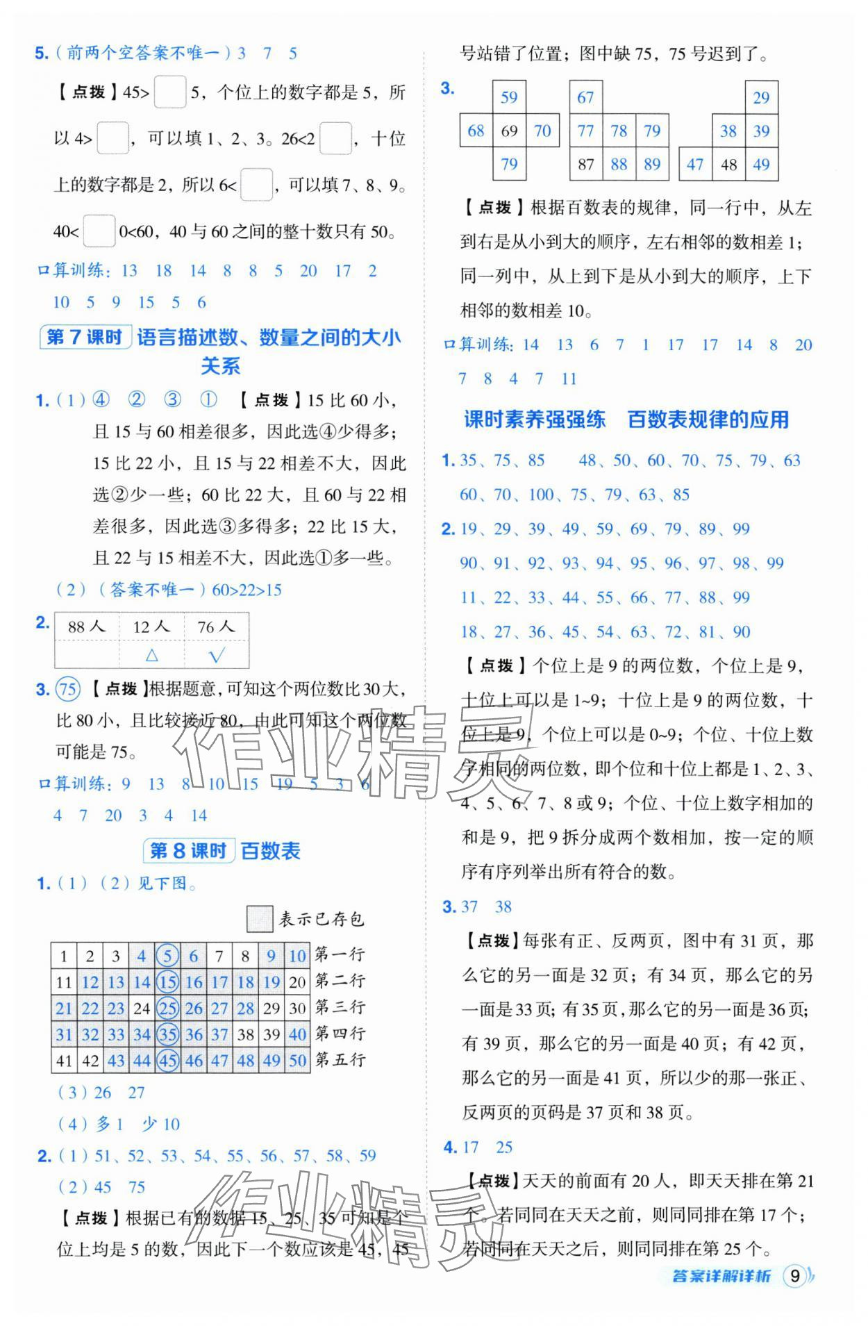 2025年綜合應用創新題典中點一年級數學下冊冀教版 第9頁