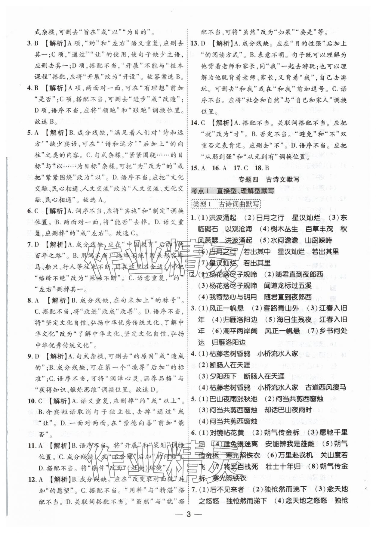 2025年中考123基礎(chǔ)章節(jié)總復(fù)習(xí)測(cè)試卷語(yǔ)文 第3頁(yè)