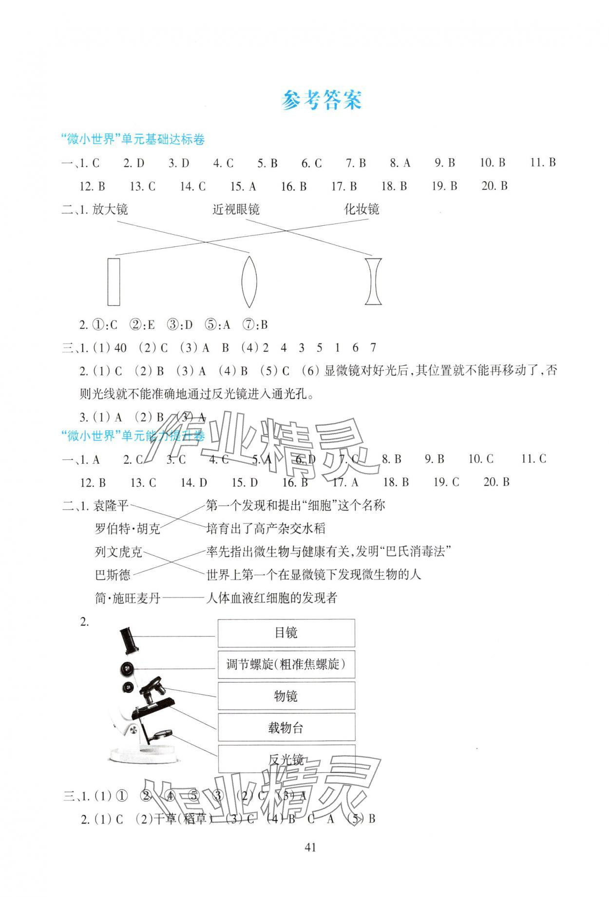 2024年學(xué)能評(píng)價(jià)六年級(jí)科學(xué)上冊(cè)教科版 第1頁(yè)