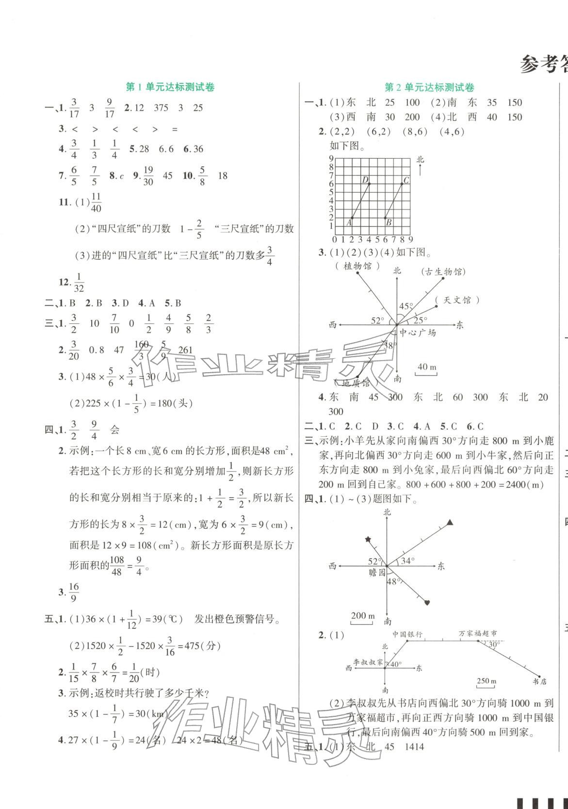 2025年金奖好卷六年级数学上册人教版 第1页