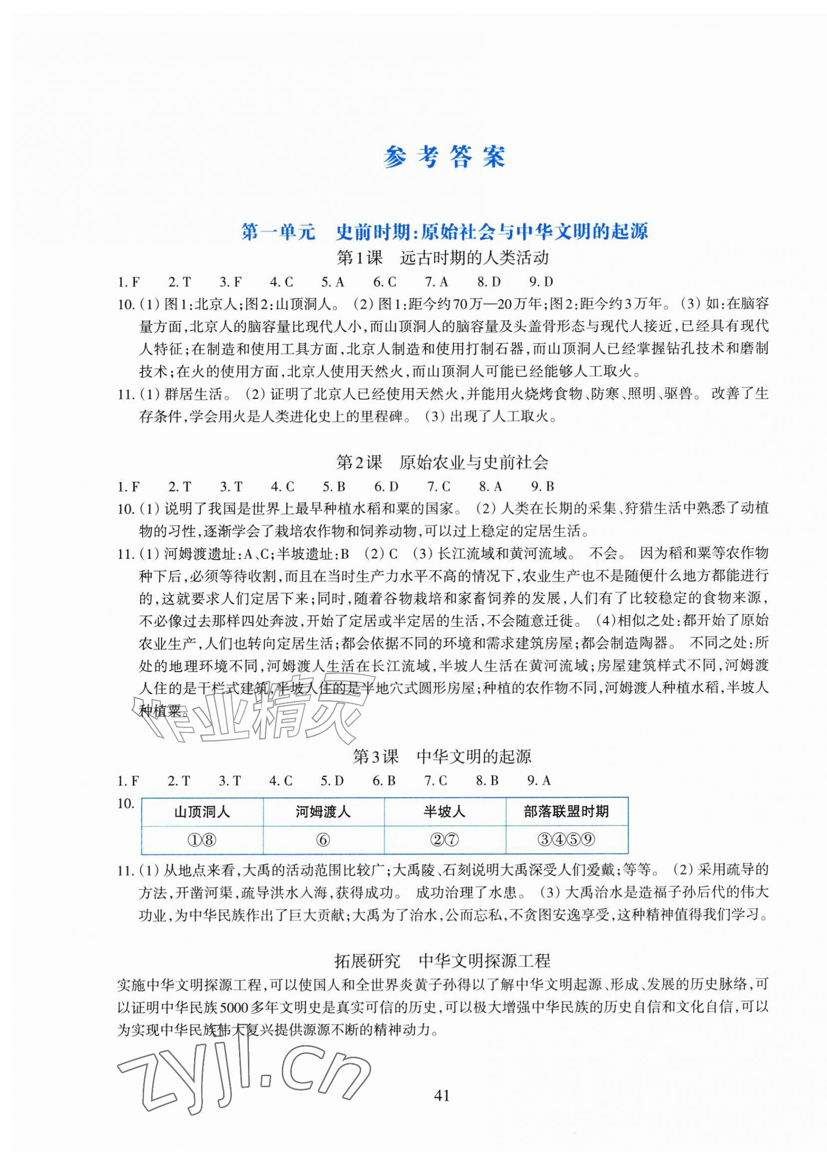 2026年学能评价七年级历史上册人教版&nbsp;第1页