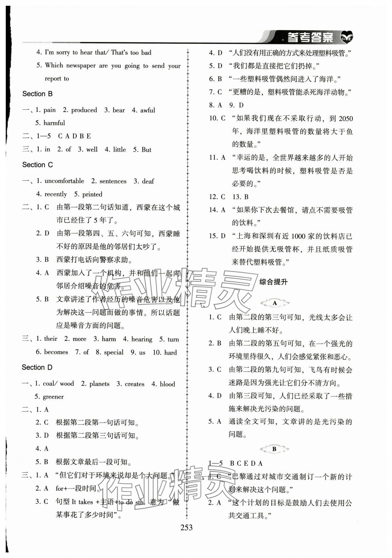 2025年仁愛英語同步練習(xí)冊九年級全一冊仁愛版河南專版 第9頁