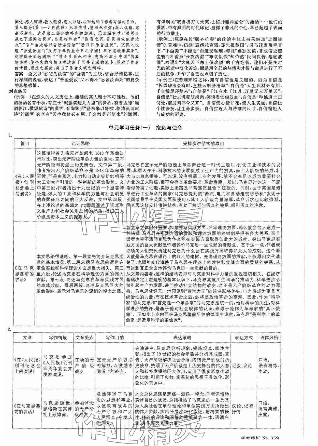 2025年創(chuàng)新設(shè)計(jì)高中語(yǔ)文必修下冊(cè)人教版 參考答案第18頁(yè)