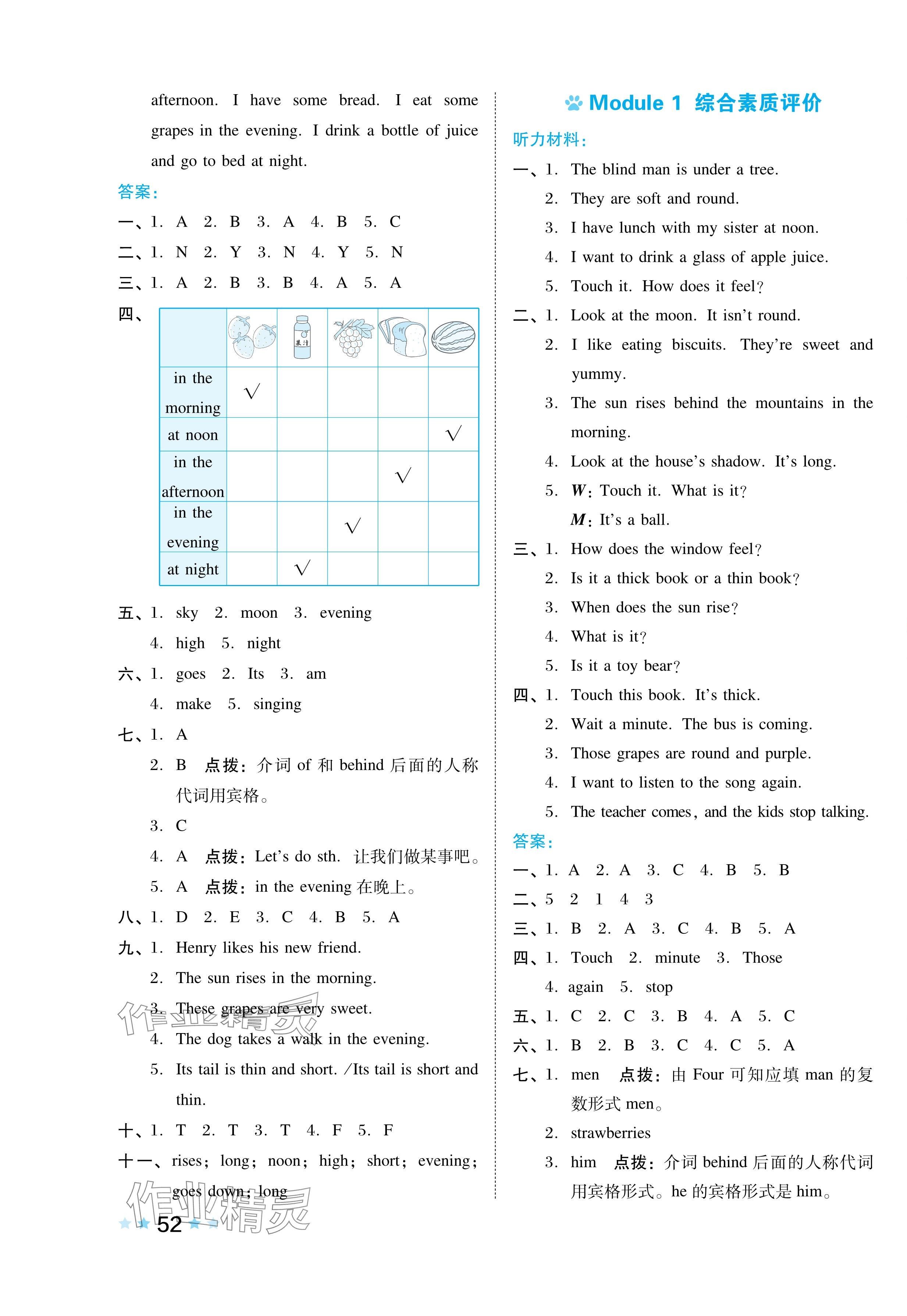 2024年好卷四年級(jí)英語(yǔ)下冊(cè)滬教版 第3頁(yè)