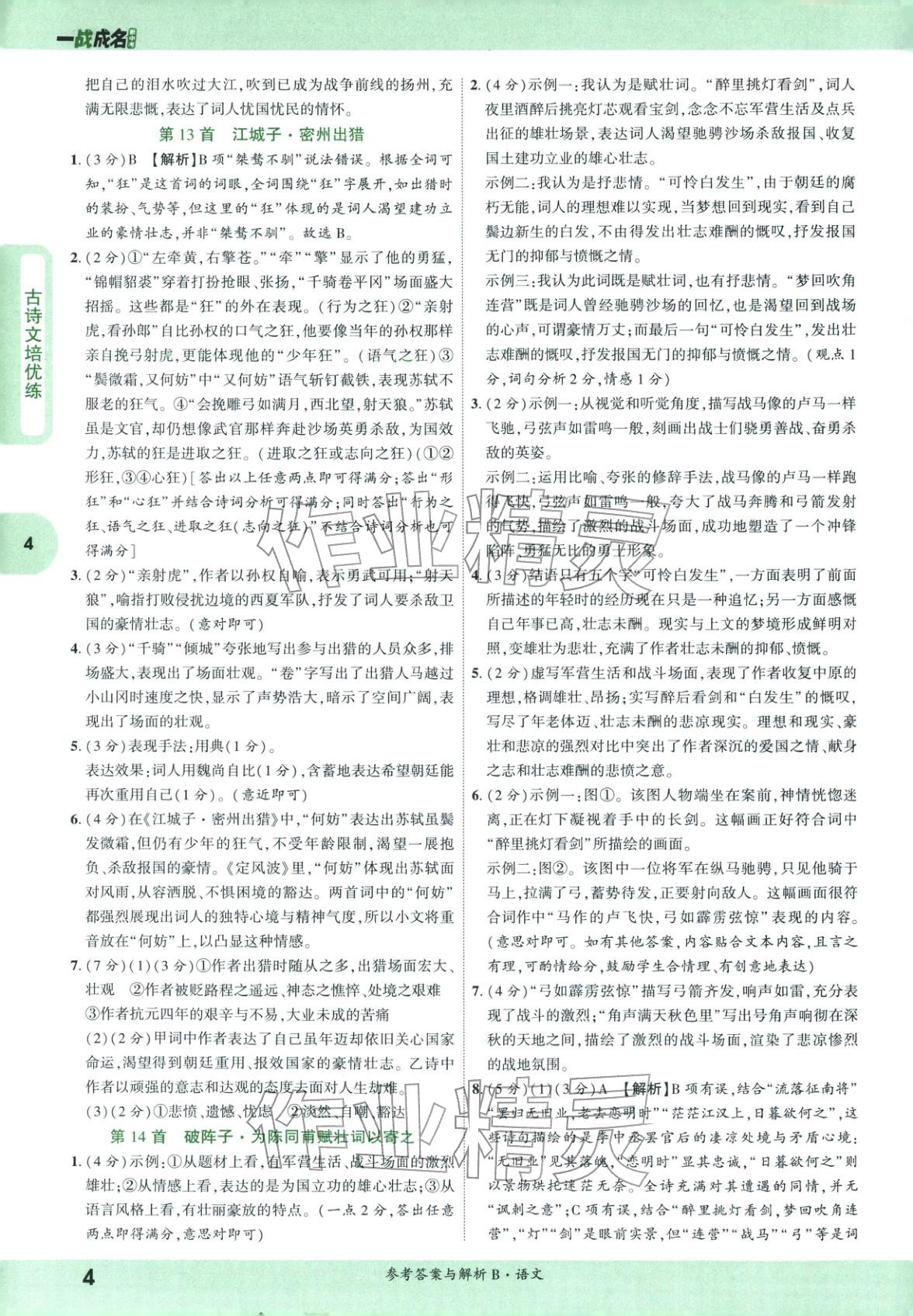 2026年纯练版总复习九年级语文全一册人教版&nbsp;第4页