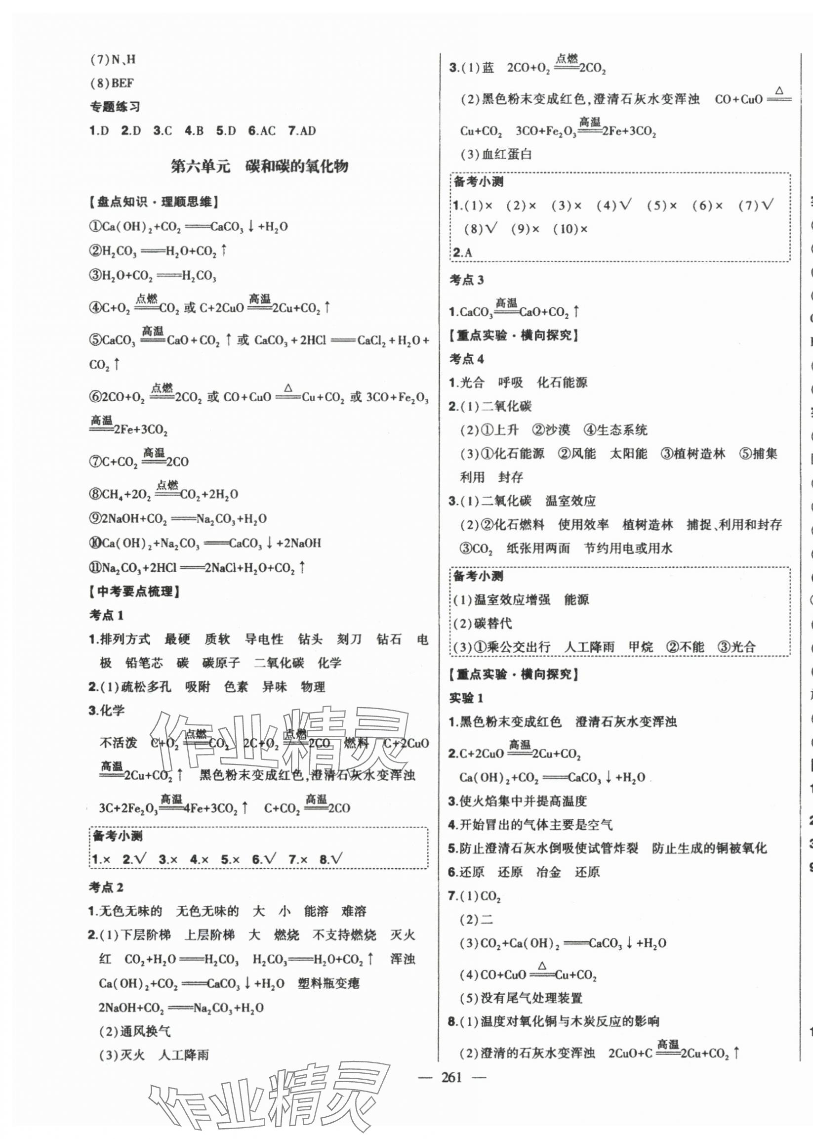 2025年智慧大課堂學業總復習全程精練化學人教版 第9頁