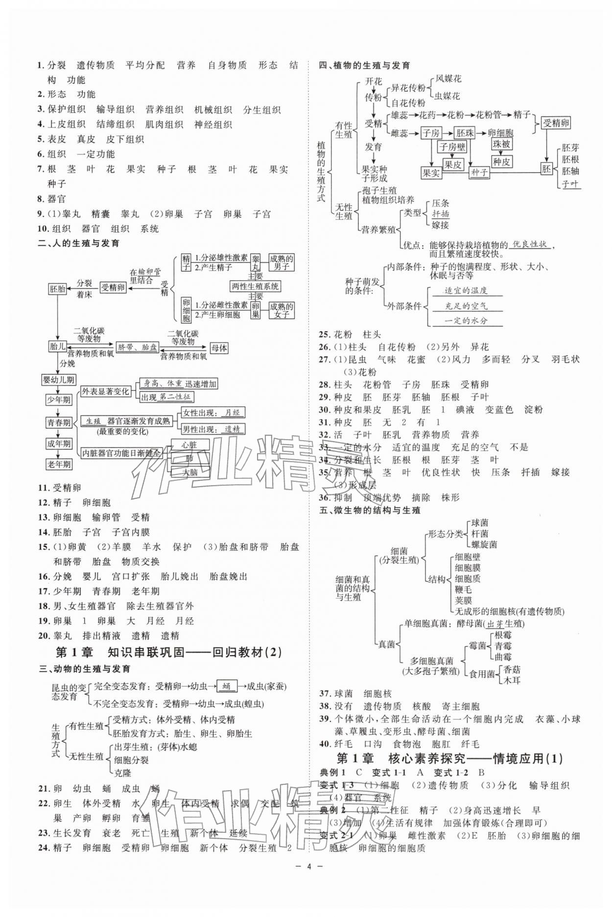 2026年全效學(xué)習(xí)七年級(jí)科學(xué)下冊(cè)浙教版&nbsp;參考答案第3頁(yè)