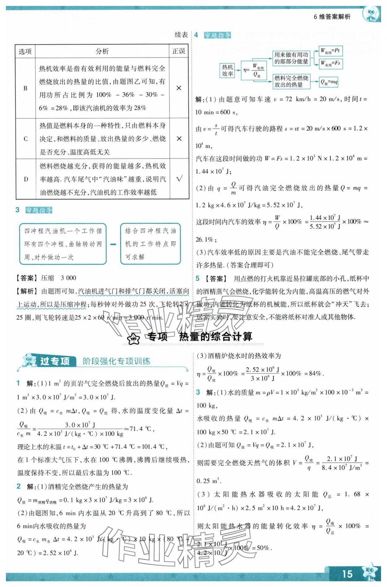 2024年一遍過九年級(jí)物理全一冊(cè)滬粵版 第15頁