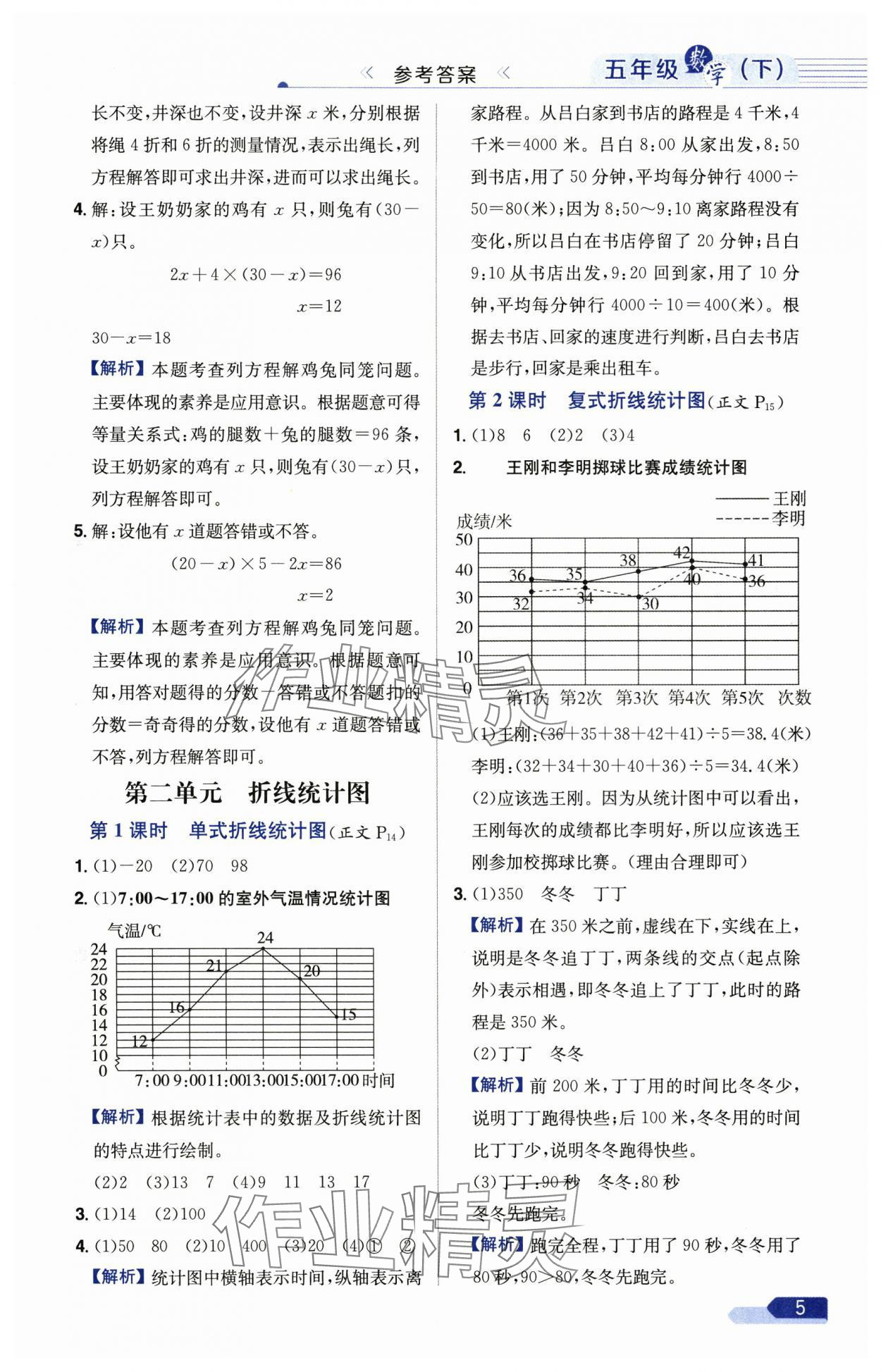 2025年教材全练五年级数学下册苏教版 第5页