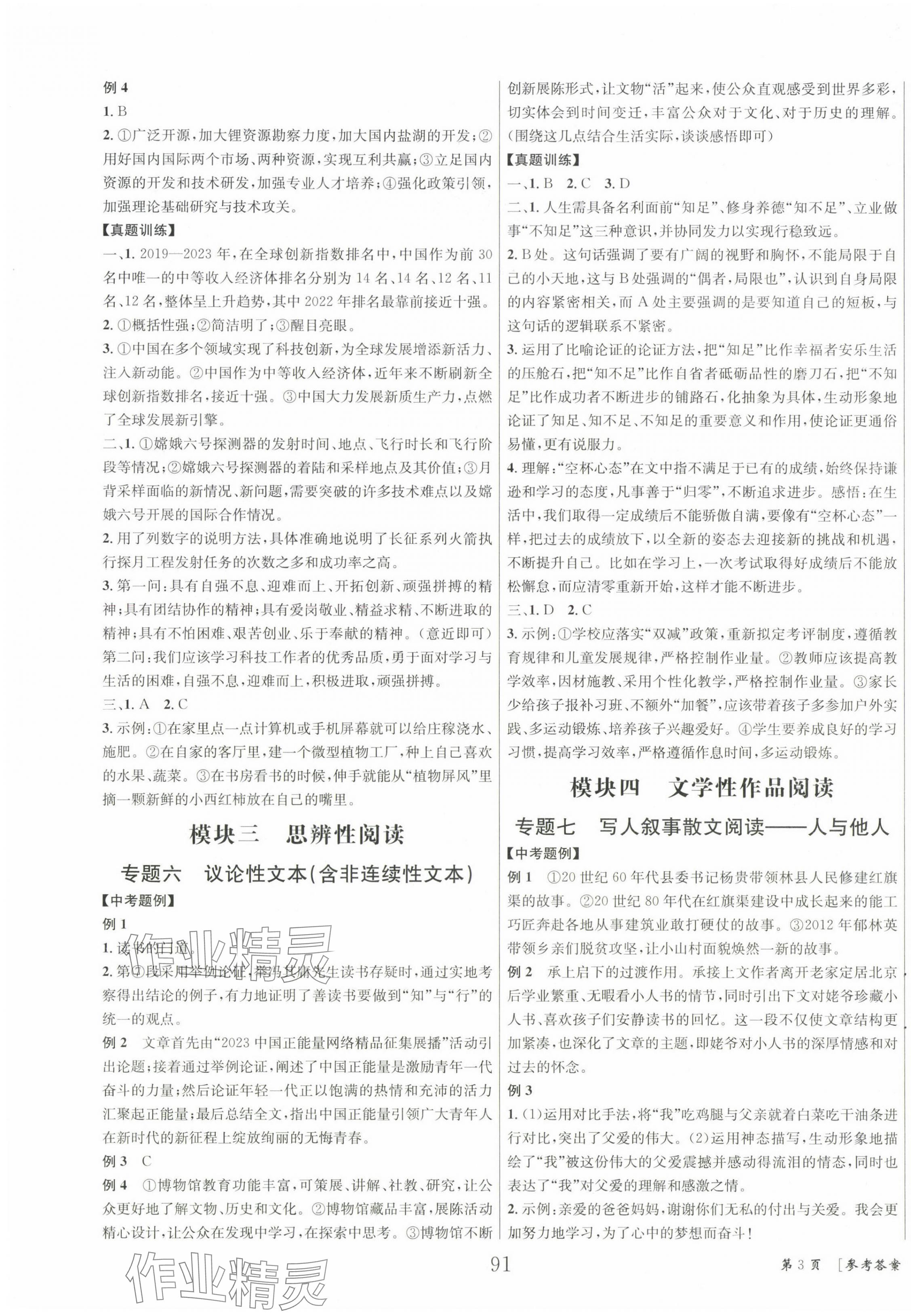 2025年全效學(xué)習(xí)中考總復(fù)習(xí)語文四川專版&nbsp;第3頁