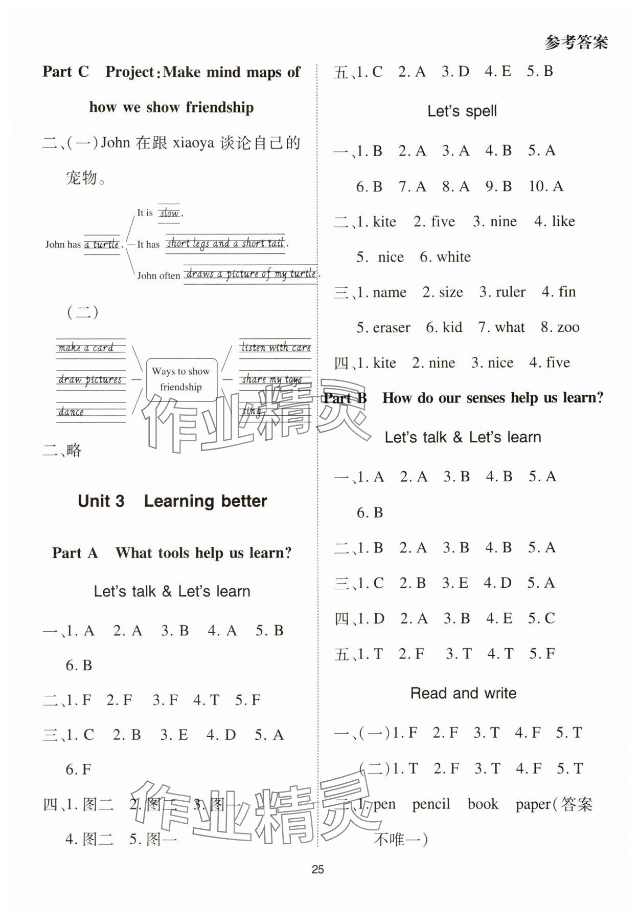 2025年同步學堂導學測三年級英語下冊人教版 第3頁